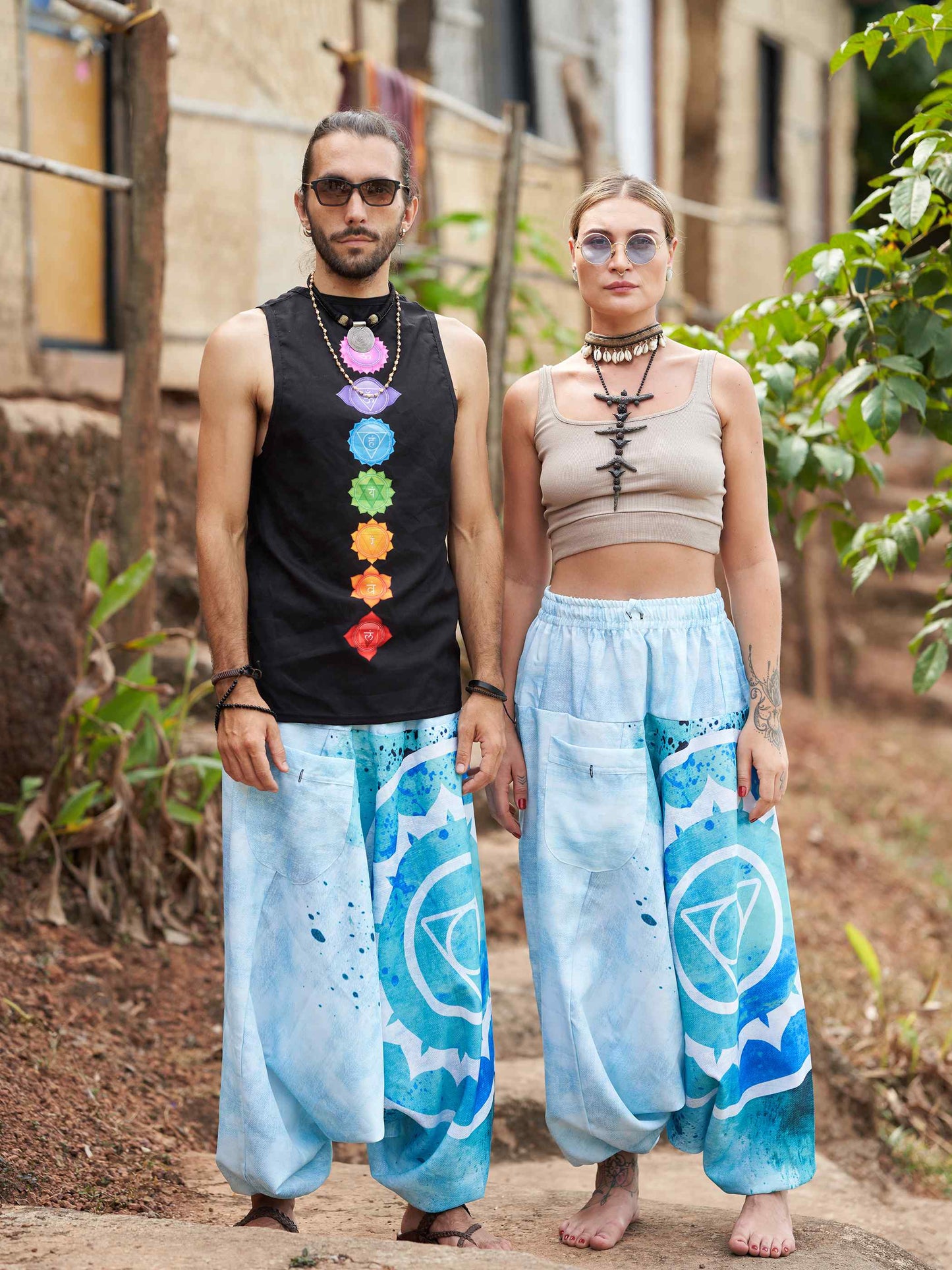 Buy Women's Spiritual Feel Afghani Baggy Balloon Aladdin Harem Pant For Travel Yoga Dance