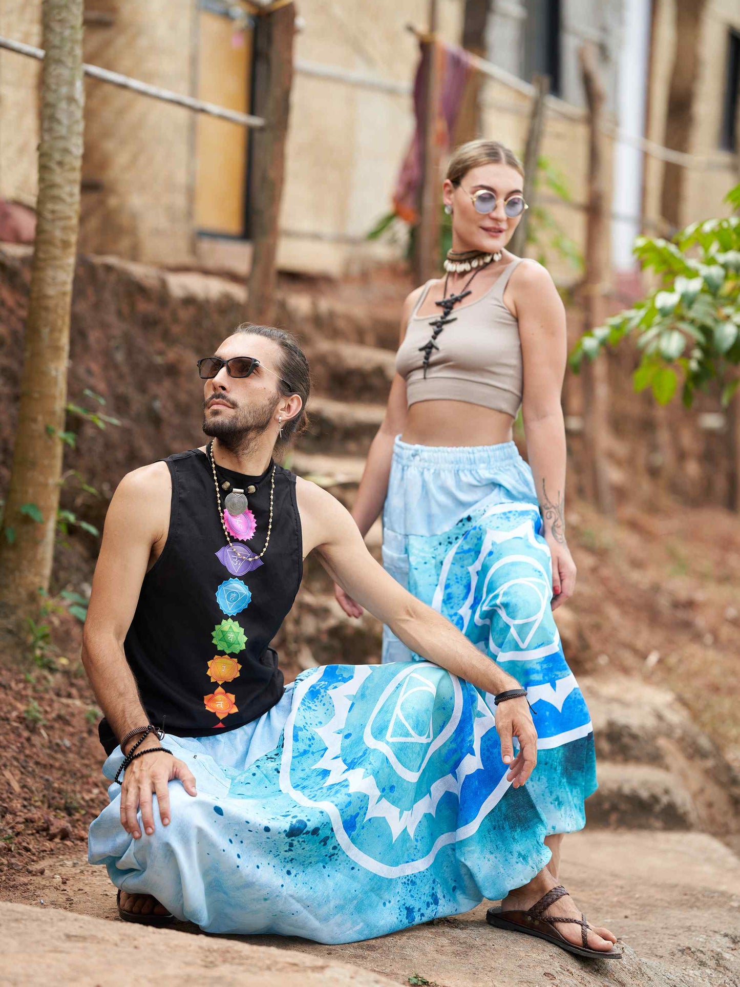 Buy Women's Spiritual Feel Afghani Baggy Balloon Aladdin Harem Pant For Travel Yoga Dance