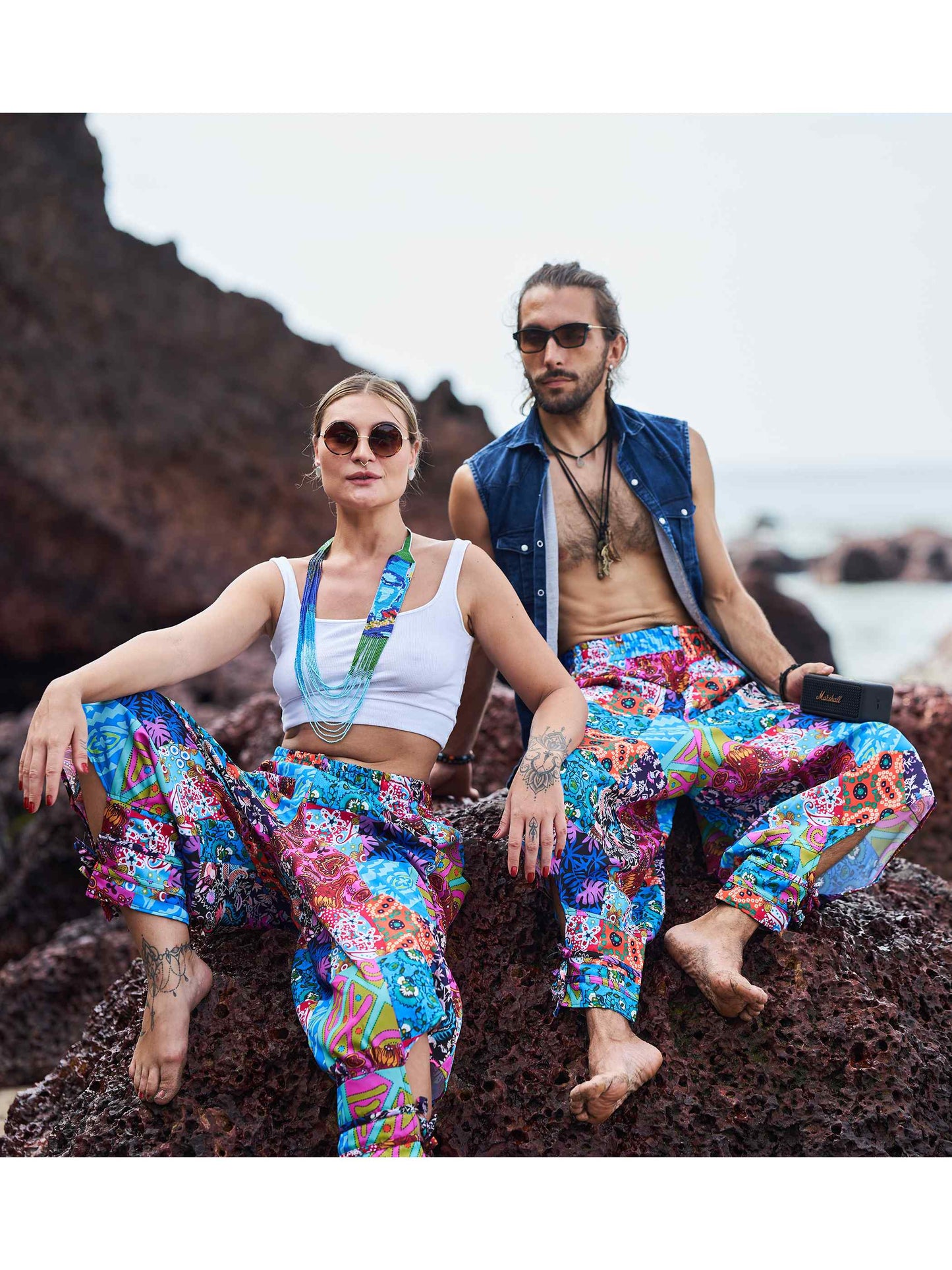 Buy Men's Floral Mandala Afghani Bohemian Harem Pants For Dance Travel Yoga
