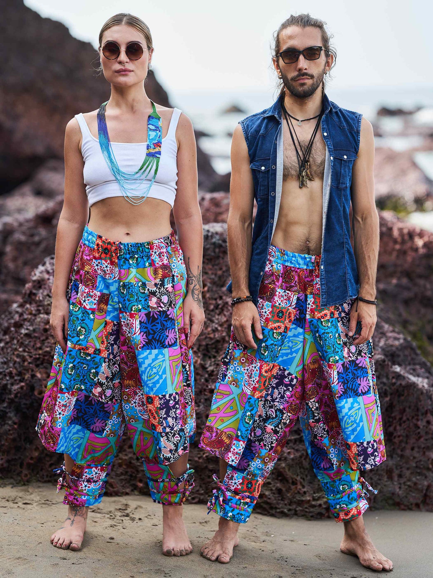 Buy Women's Floral Mandala Afghani Bohemian Harem Pants For Dance Travel Yoga