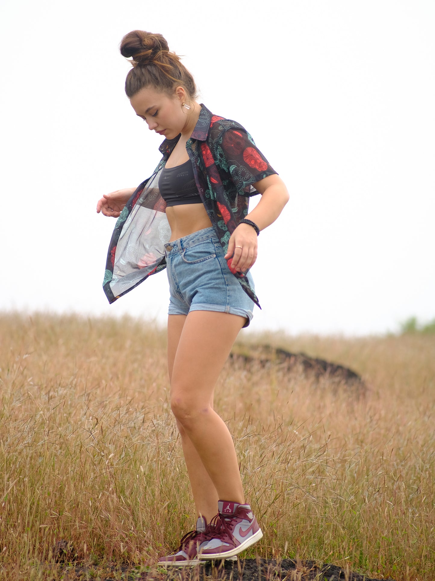 Buy Women's Boho Skull Paradise Beach Travel Shirt