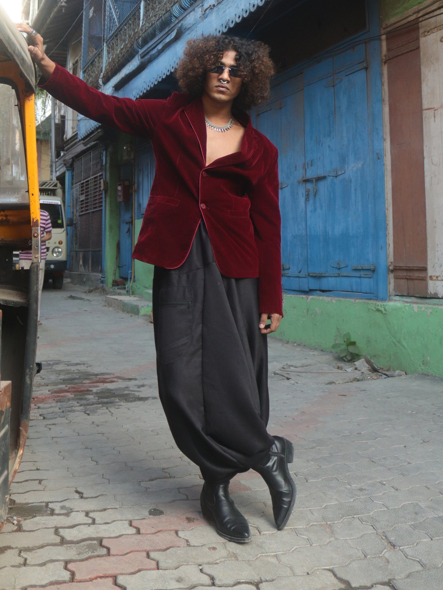 Men's Black Harem Pants For Fashion Travel Dance Yoga - Casual Pants