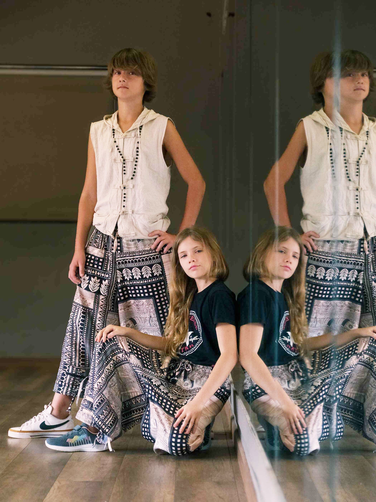 Girl's Kids Artistic Tribal Harem Pants for Dance