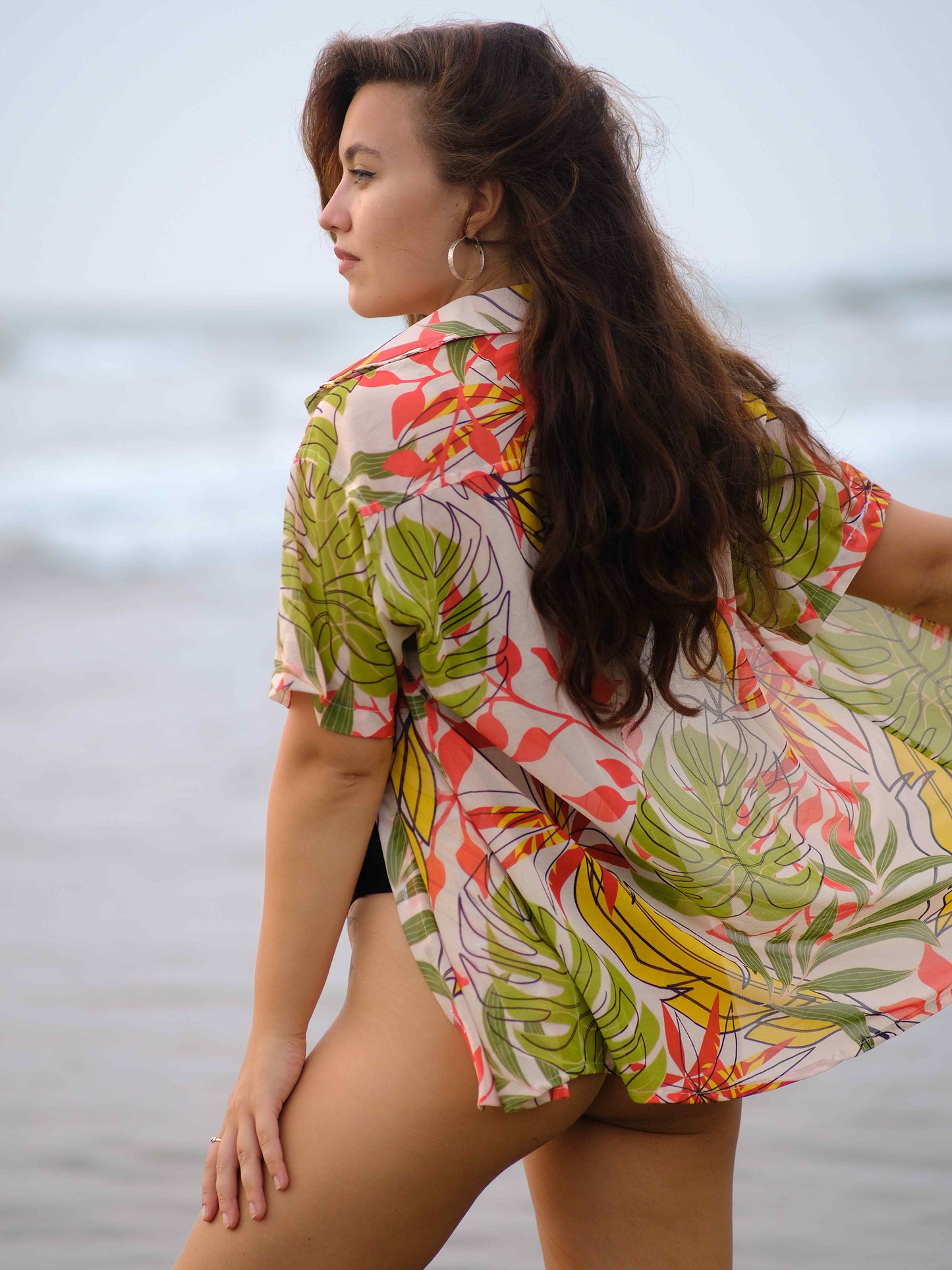 Women's Forest Inspired Printed Goa Beach Travel Shirt