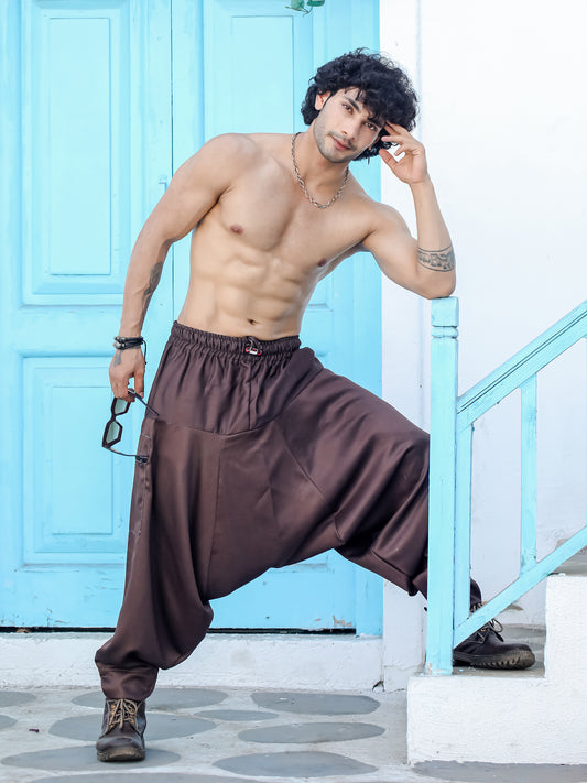 Men's Baggy Hammer Bohemian Hippy Harem Pants For Dance Travel Yoga