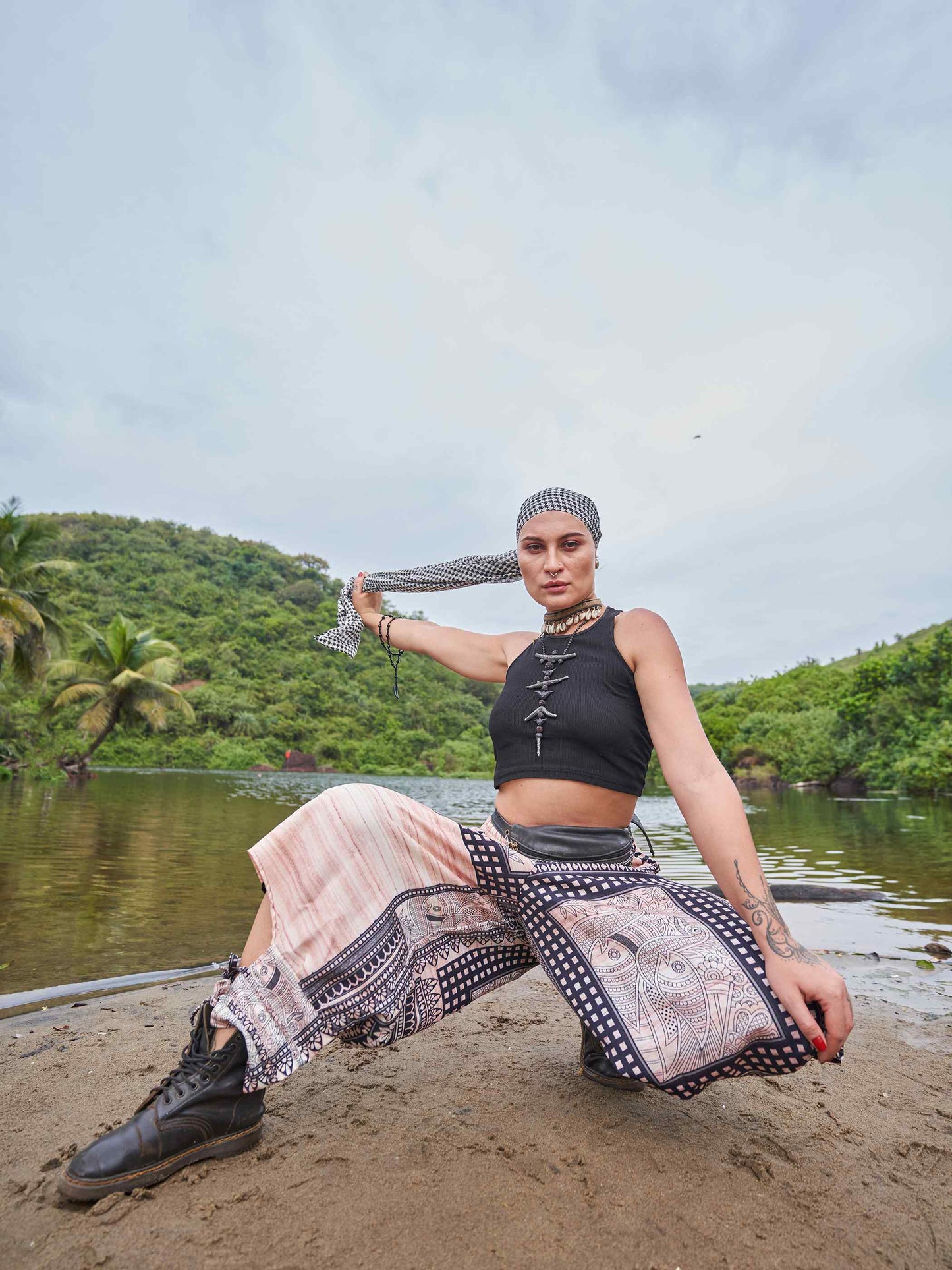 Buy Women's Artistic Tribal Harem Pants for Travel Dance Yoga