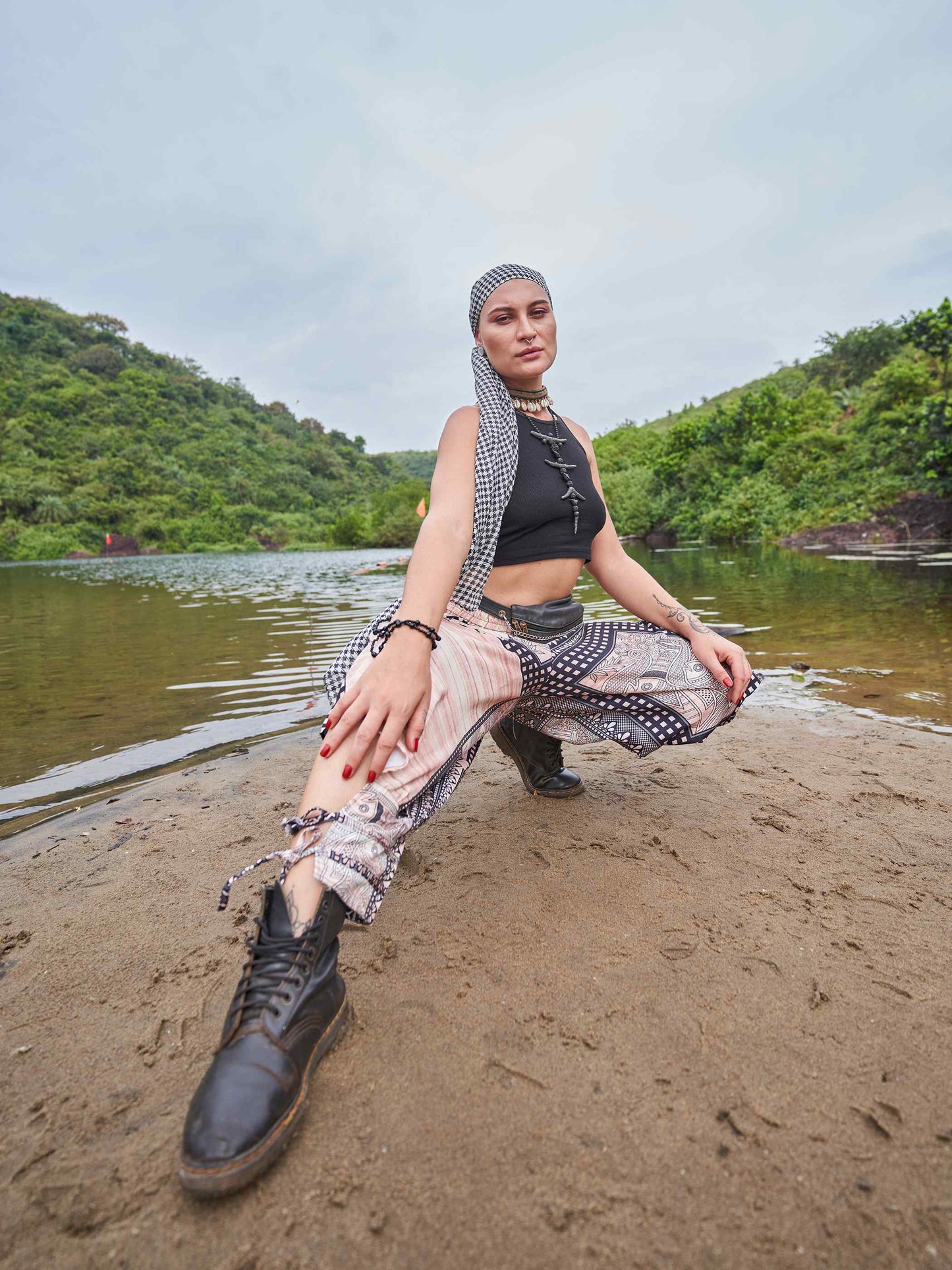 Buy Women's Artistic Tribal Harem Pants for Travel Dance Yoga