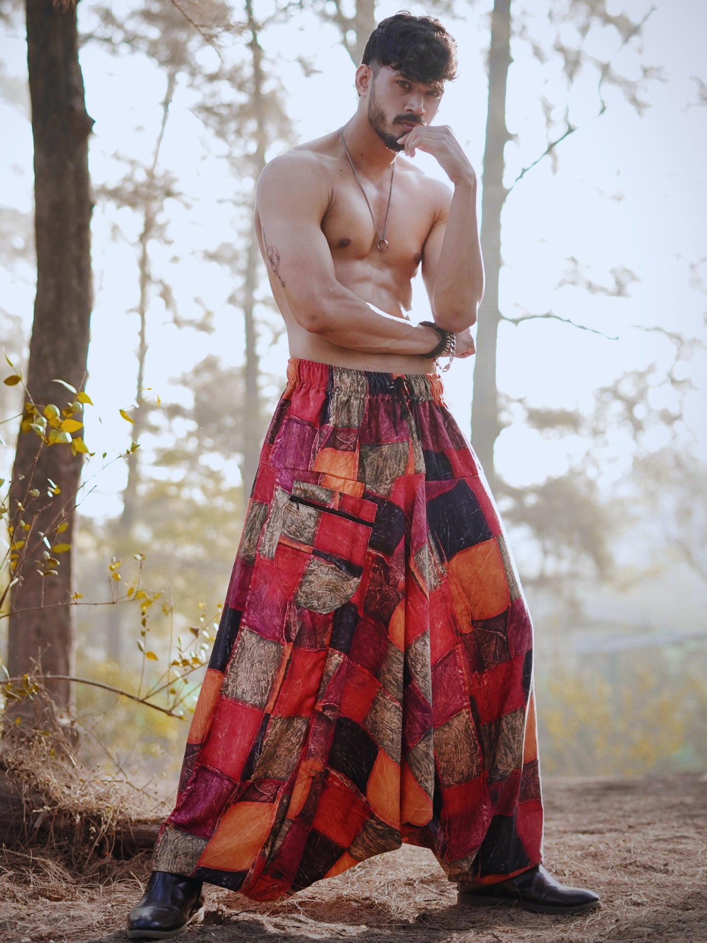 Men's Harem Pants For Dance Yoga Travel - Casual Pants for Home & Outdoor