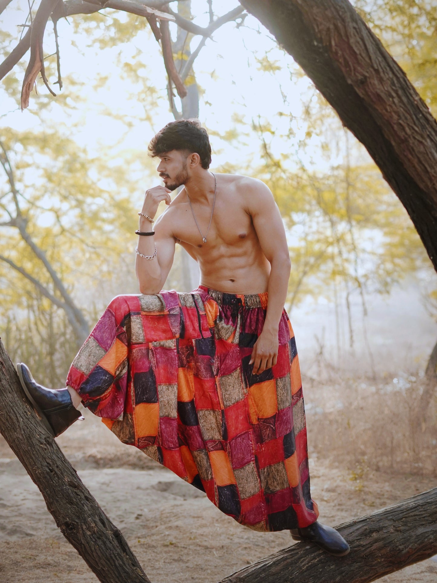 Men's Harem Pants For Dance Yoga Travel - Casual Pants for Home & Outdoor