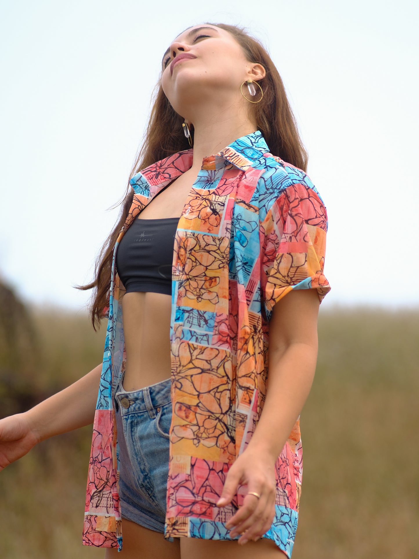 Buy Women's Floral Voyage Travel Beach Shirt