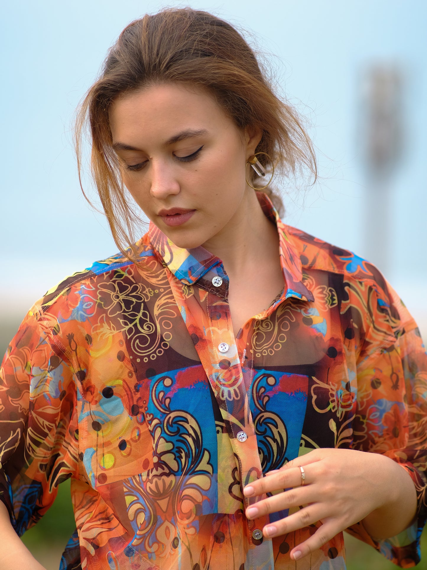 Buy Women's Artistic Printed Travel Pool Shirt