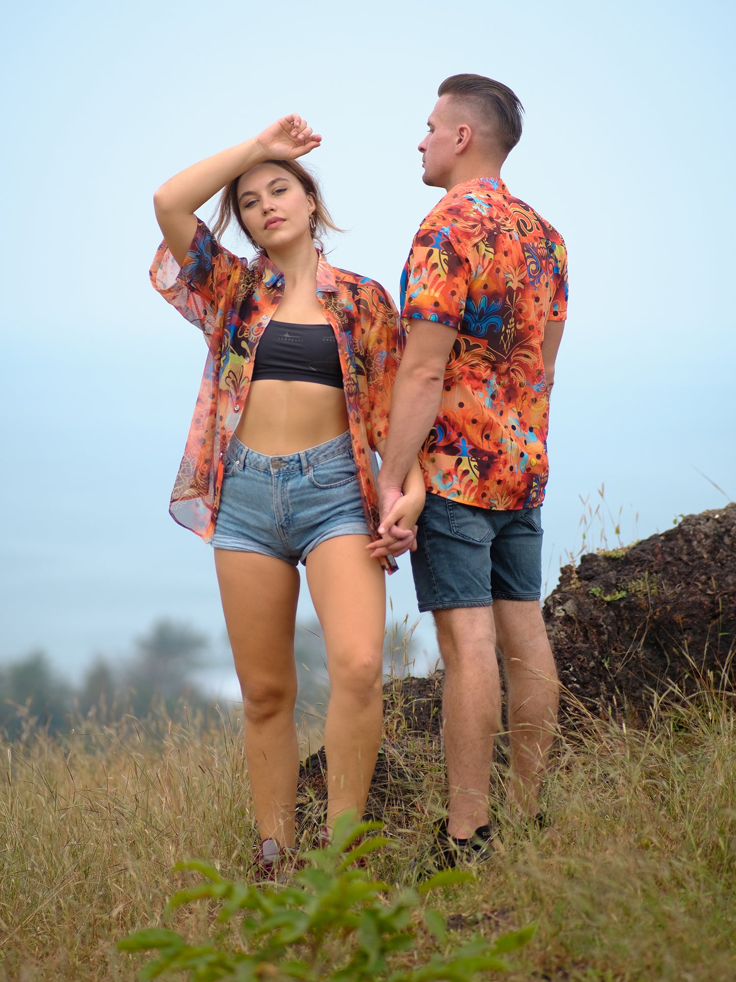 Buy Men's Artistic Printed Travel Pool Shirt