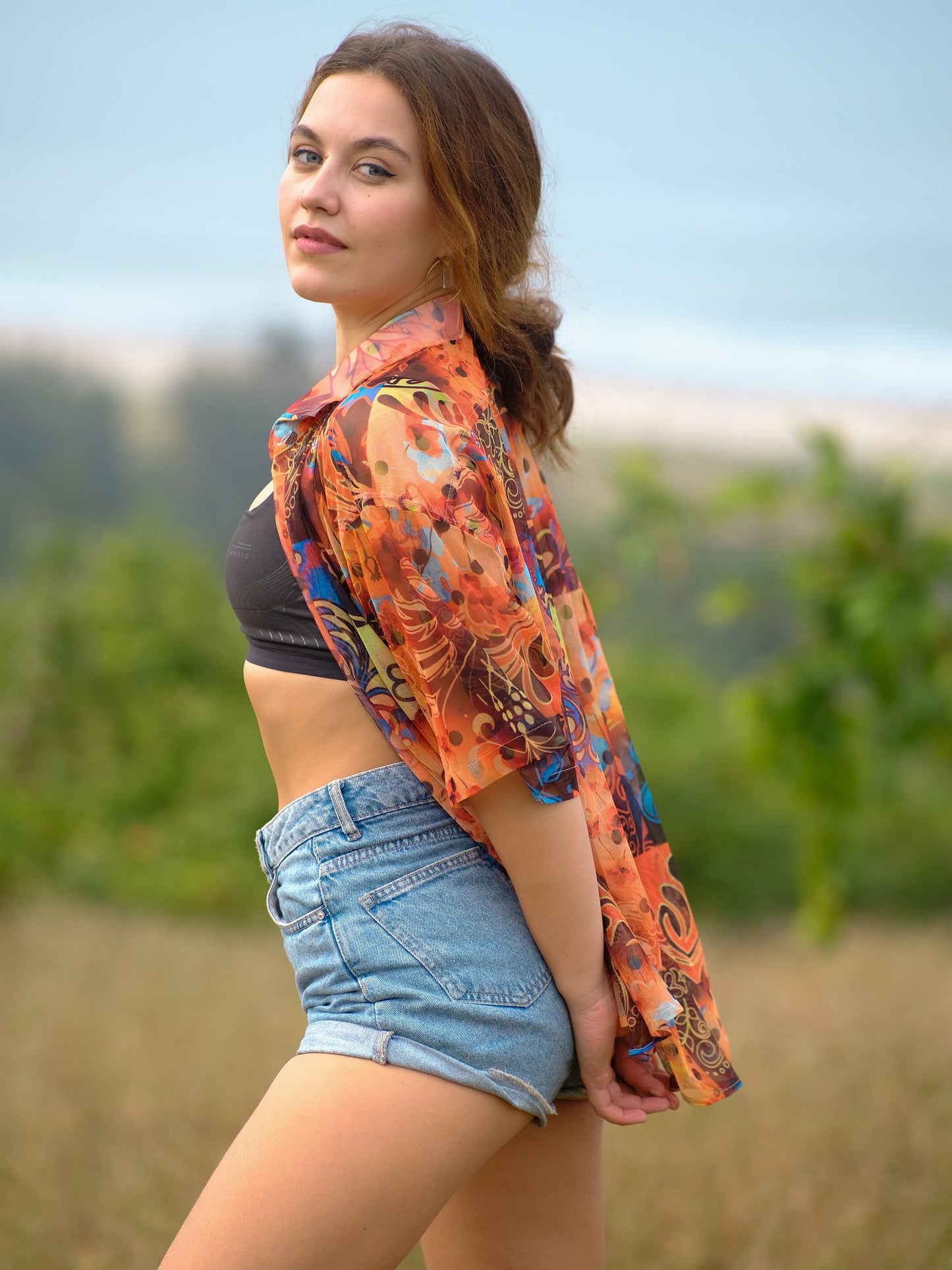 Buy Women's Artistic Printed Travel Pool Shirt