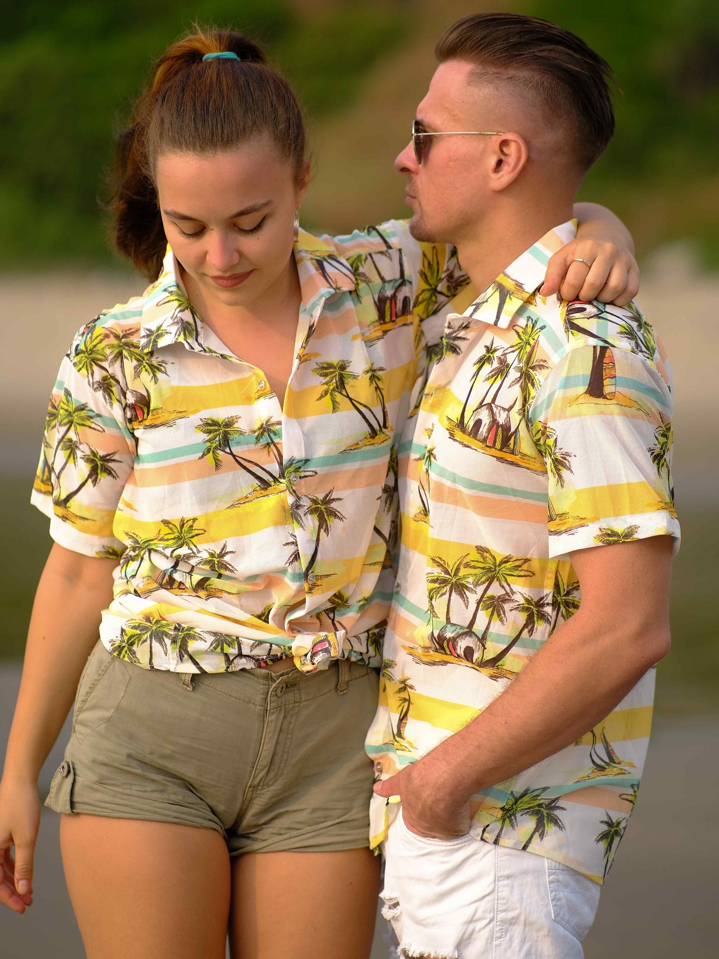 Men's Seaside Bliss Coastal Net Travel Shirt