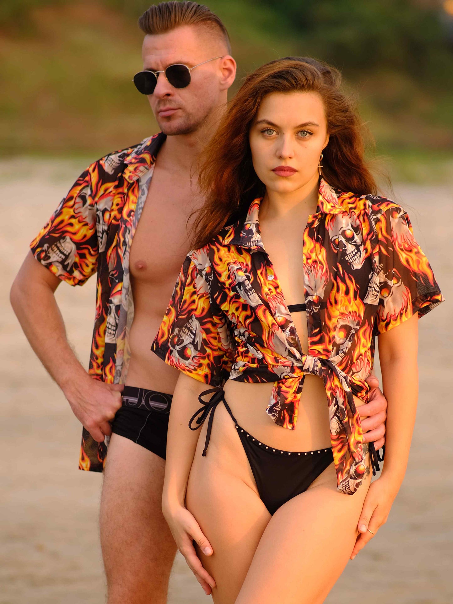 Women's Inferno Rider Printed Travel Shirt