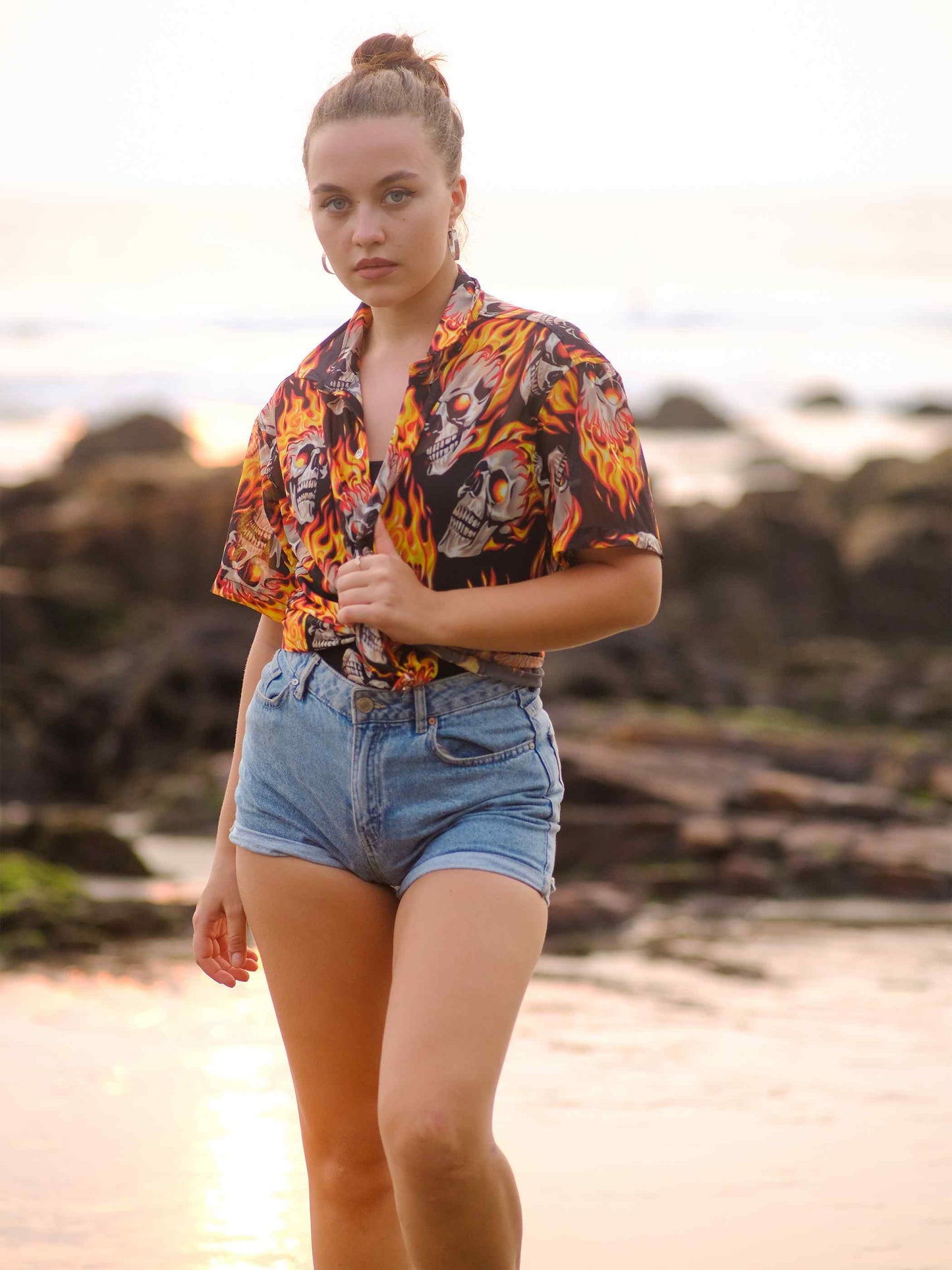 Women's Inferno Rider Printed Travel Shirt