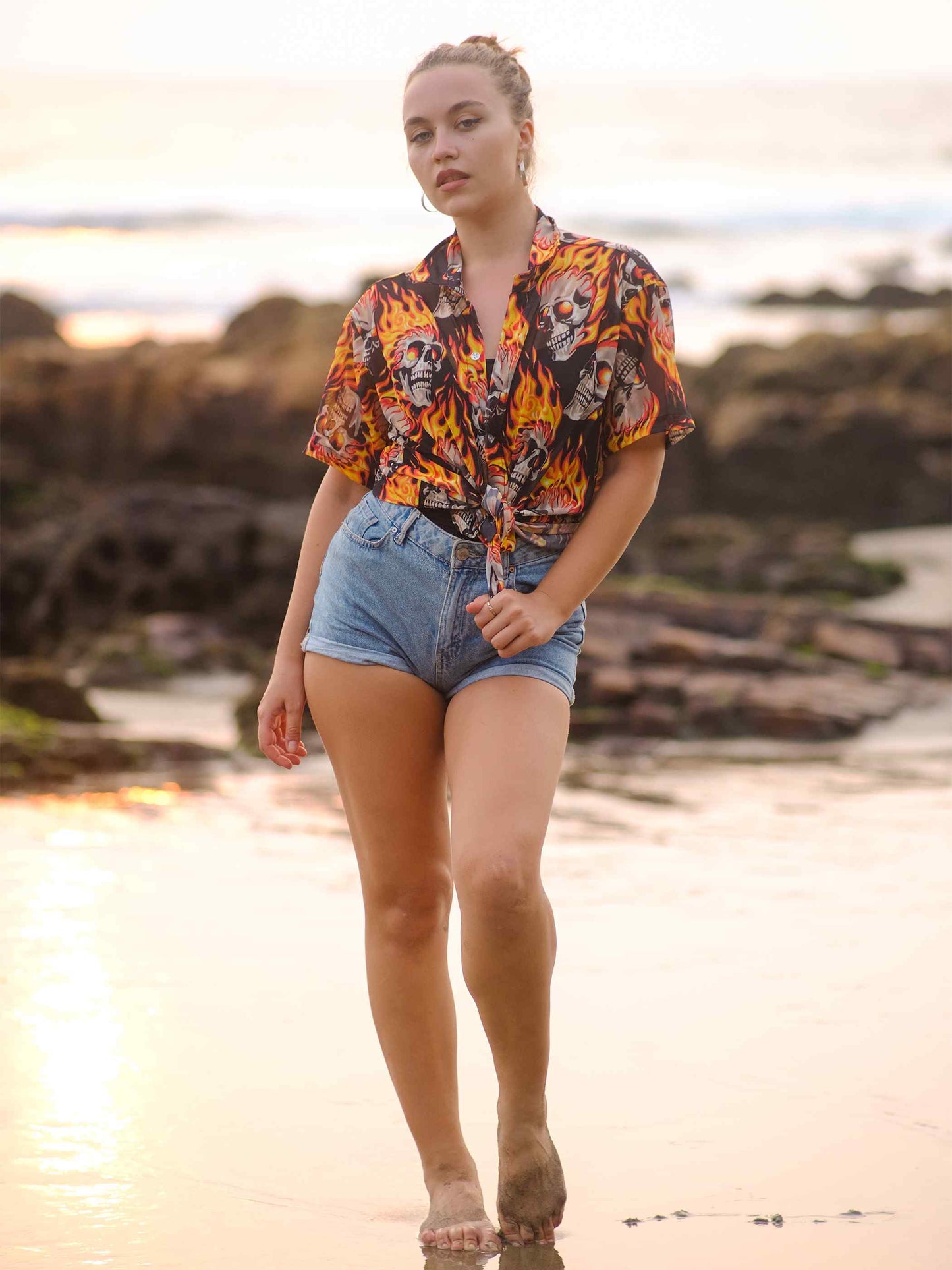 Women's Inferno Rider Printed Travel Shirt