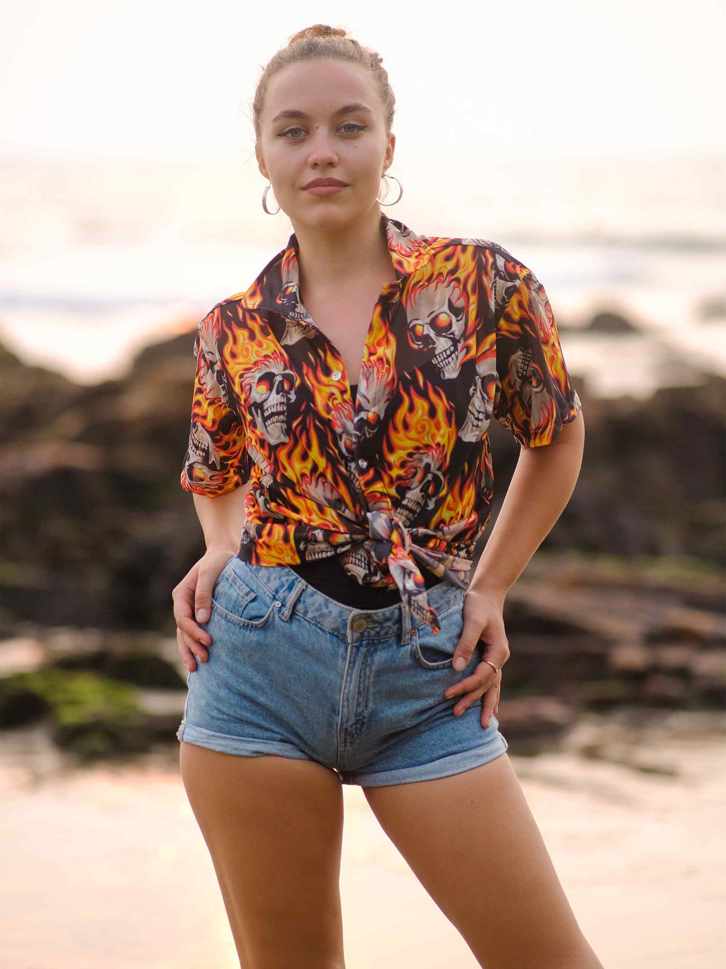 Women's Inferno Rider Printed Travel Shirt