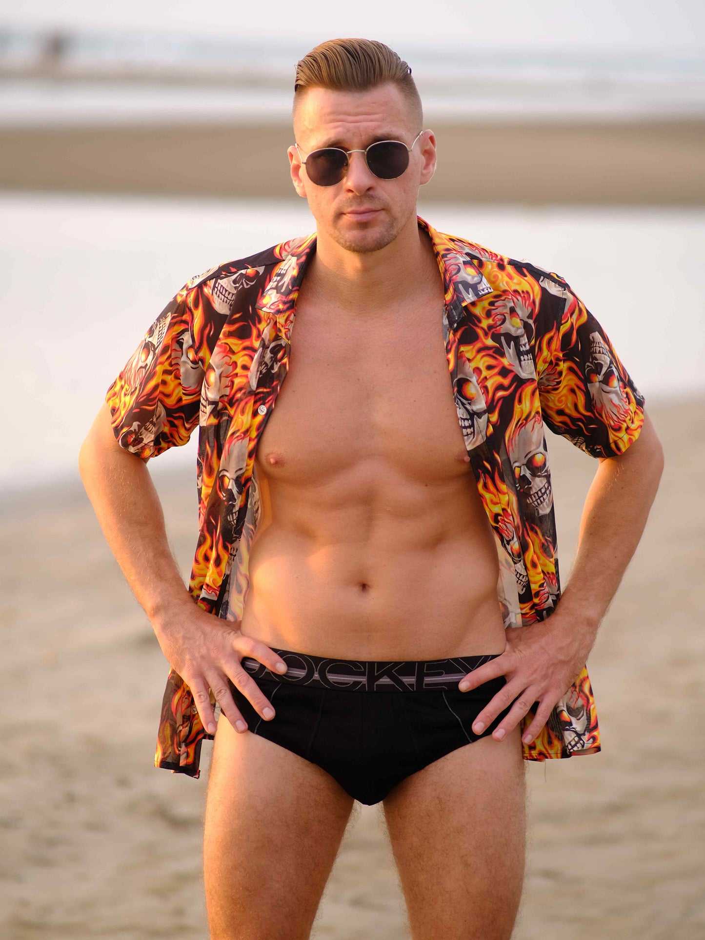 Men's Inferno Rider Printed Travel Shirt