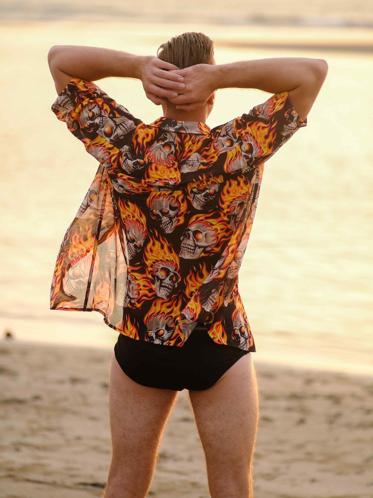 Men's Inferno Rider Printed Travel Shirt