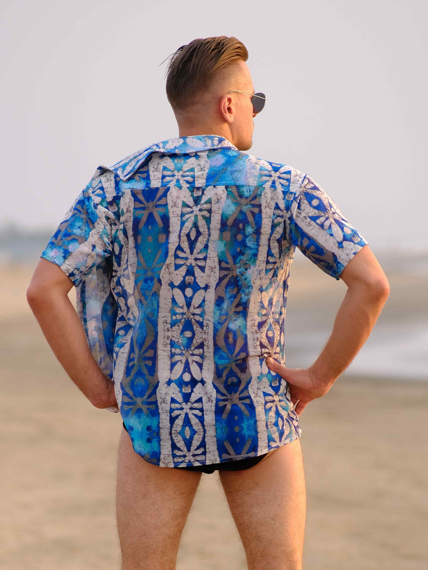 Men's Azure Breeze Travel Beach Shirt