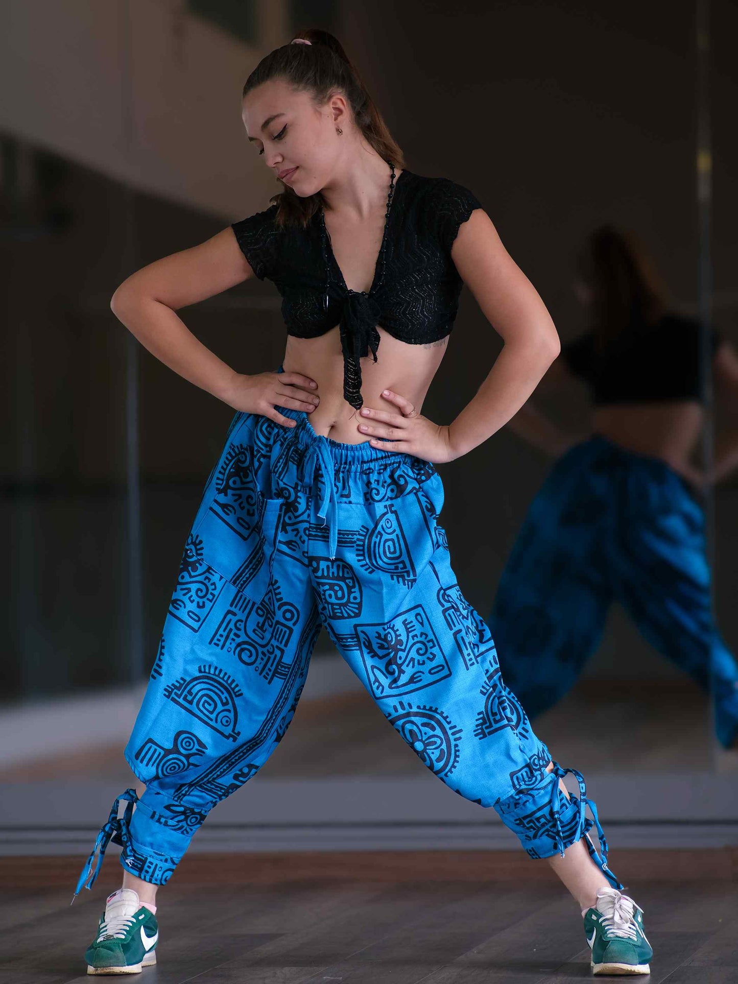 Women's Arabian Afghani Harem Boho Pants For Dance Travel Yoga