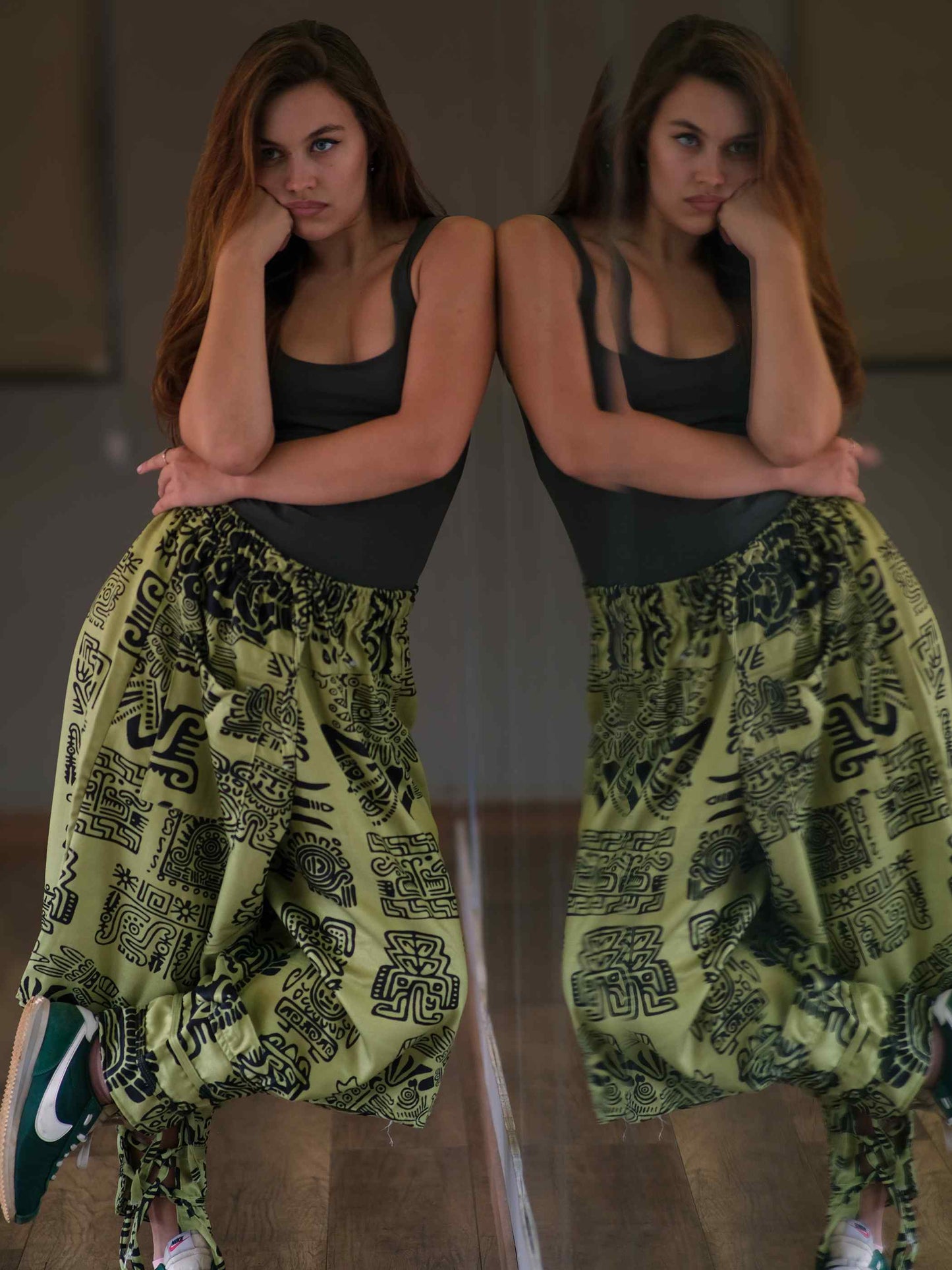Women's Arabic Boho Harem Balloon Pants For Dance Yoga Travel