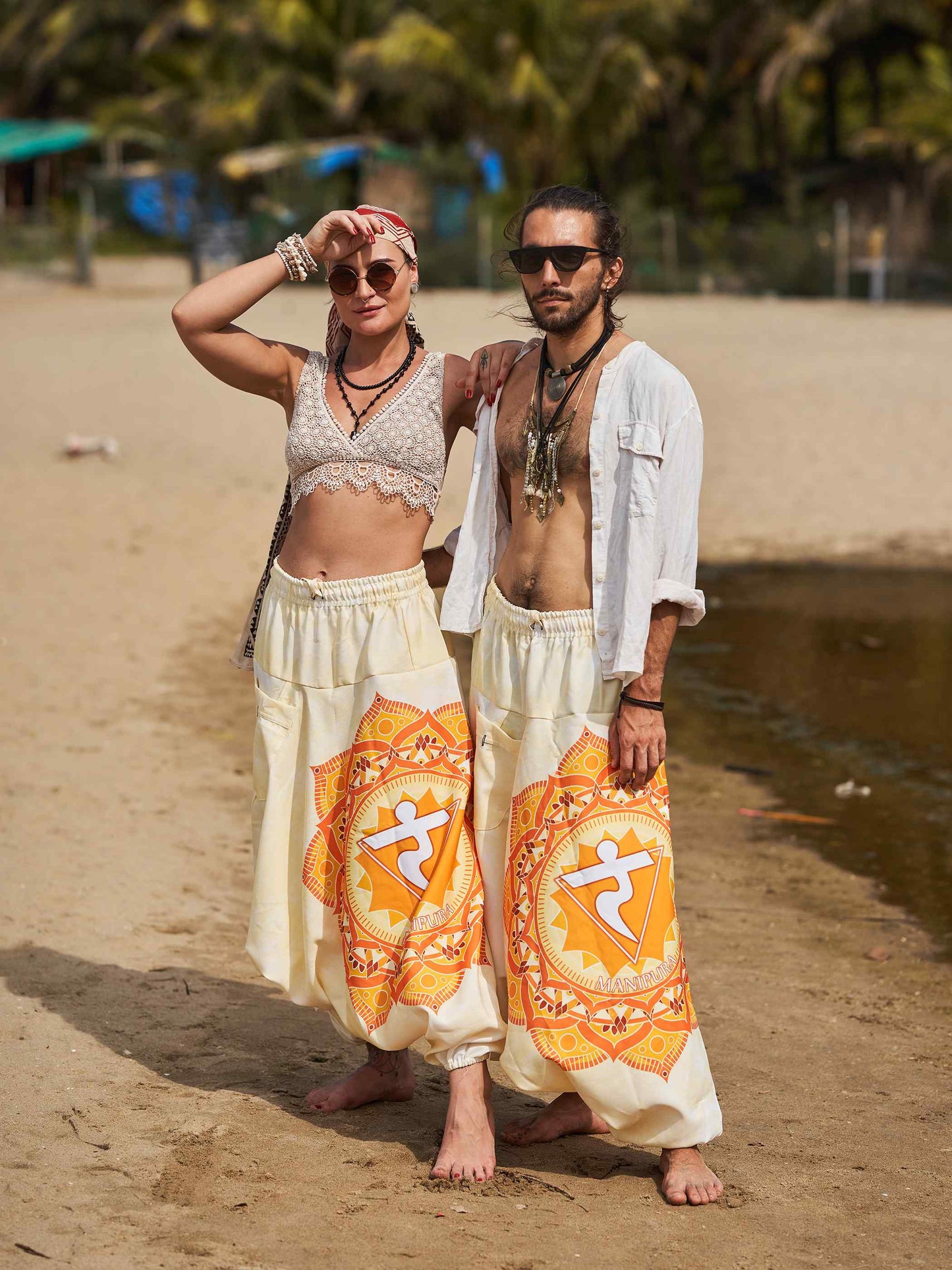 Buy Women's Mandala Print Dhoti Balloon Harem Pants For Travel Yoga Dance