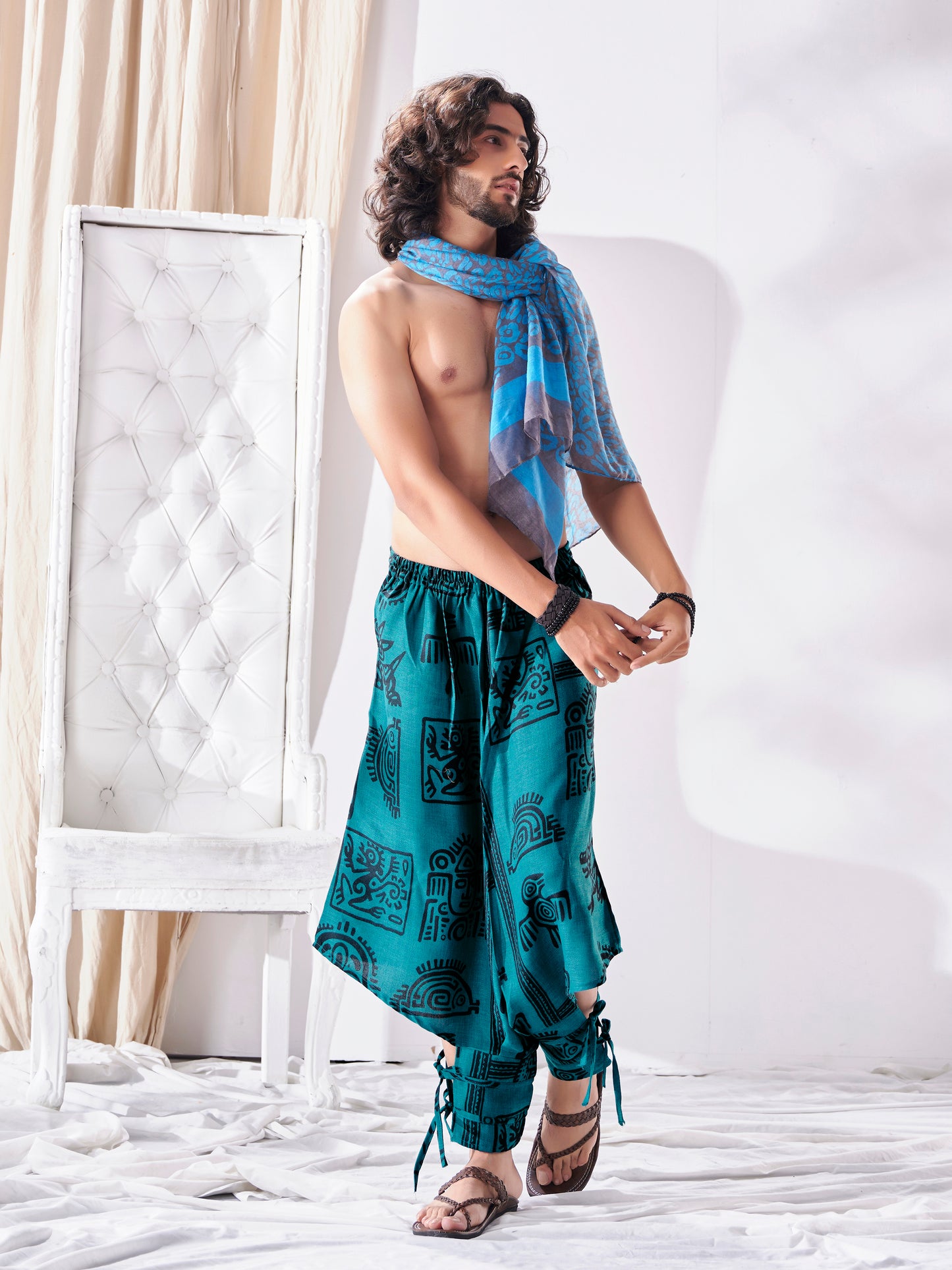 Buy Men's Arabic Style Gypsy Haren Boho Travel Unisex Pant