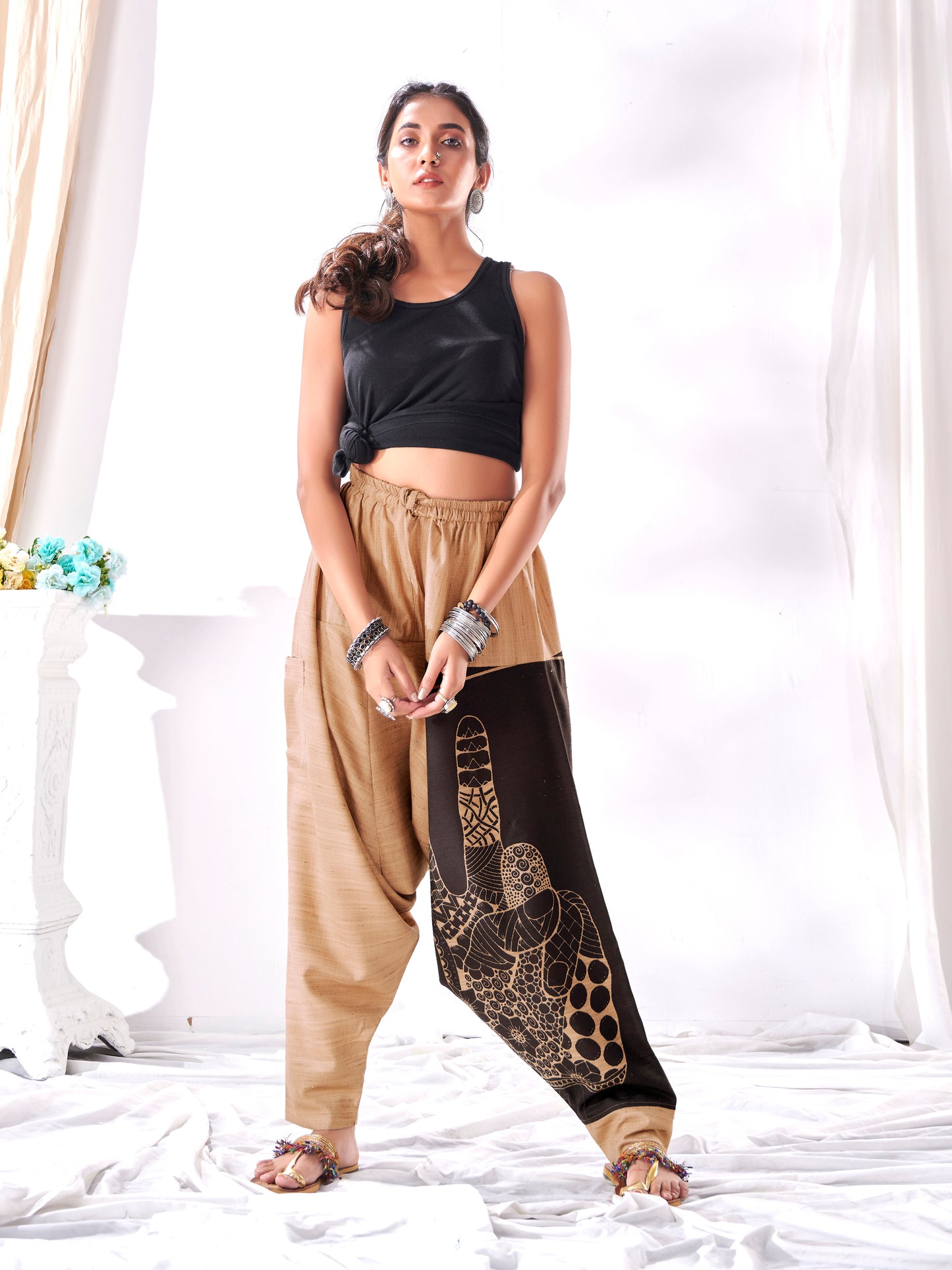Buy Women's Hippy Boho Harem Pants Unisex Yoga Dance Travel Track Pant