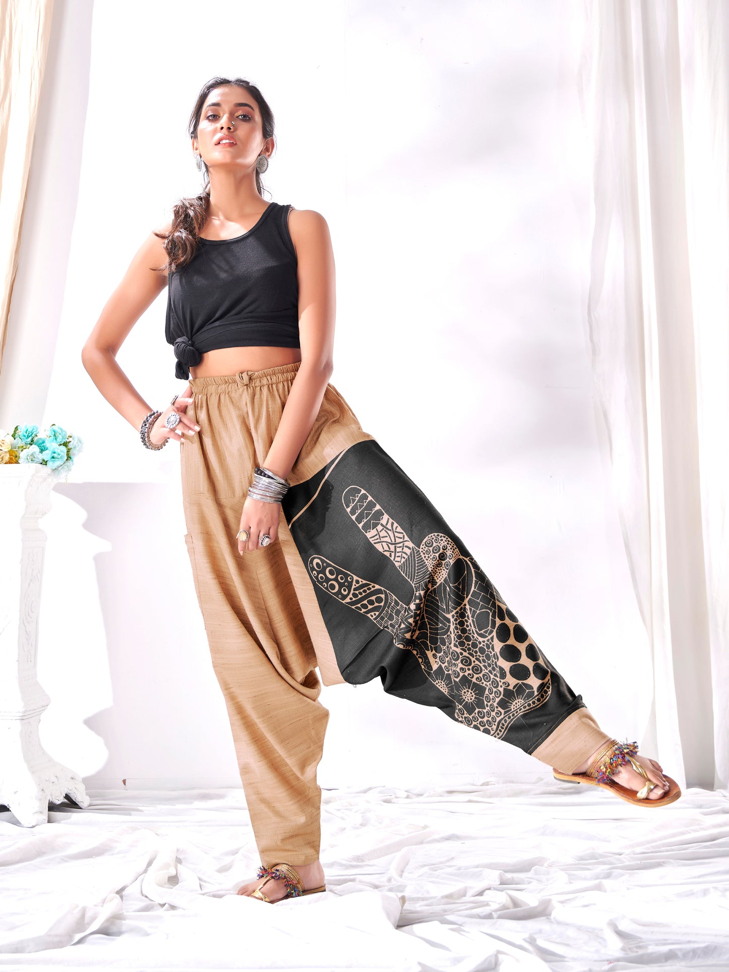 Buy Women's Hippy Boho Harem Pants Unisex Yoga Dance Travel Track Pant
