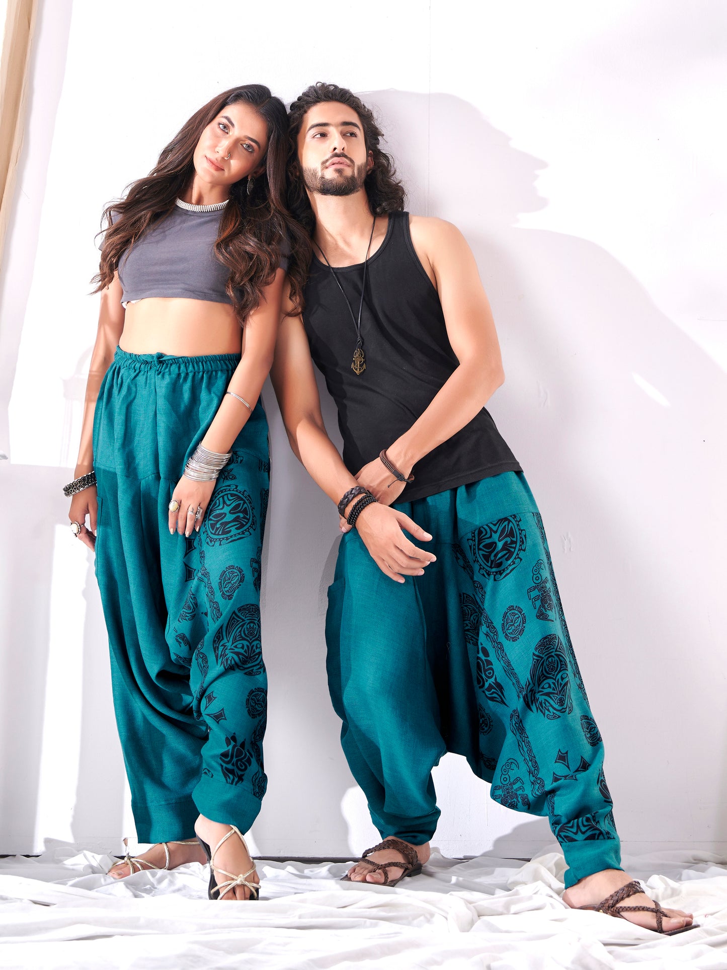 Buy Women's Hippy Harem Pants Unisex Yoga Dance Travel Track Pant