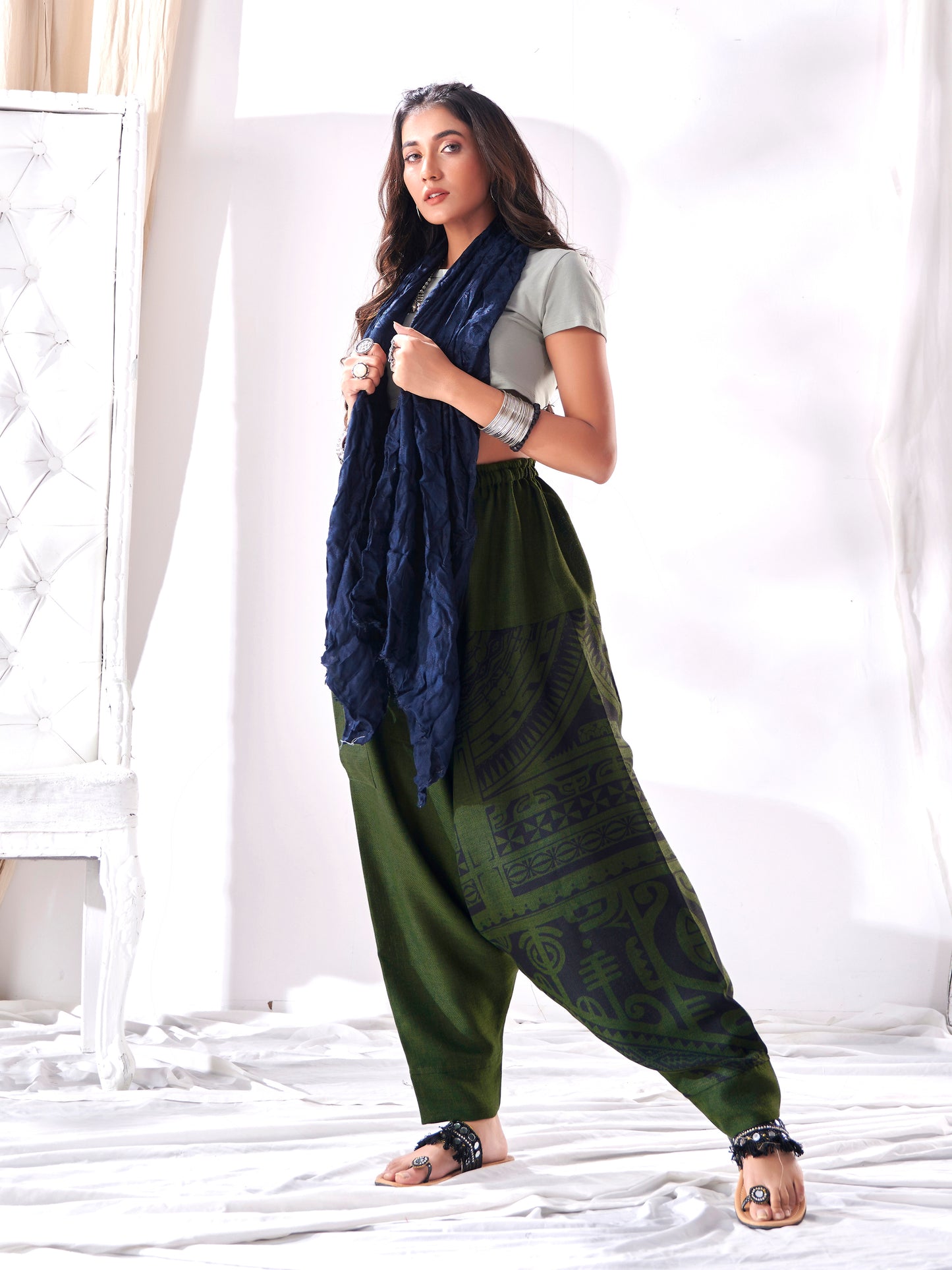 Buy Women’s Oversized Street Wear Hippy Harem Pants Unisex Yoga Dance Track Pant