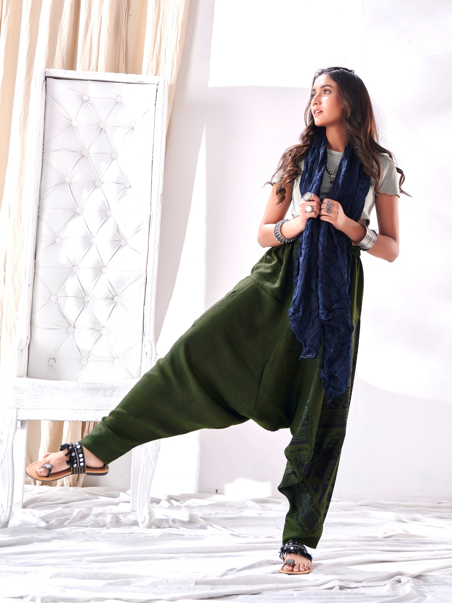 Buy Women’s Oversized Street Wear Hippy Harem Pants Unisex Yoga Dance Track Pant