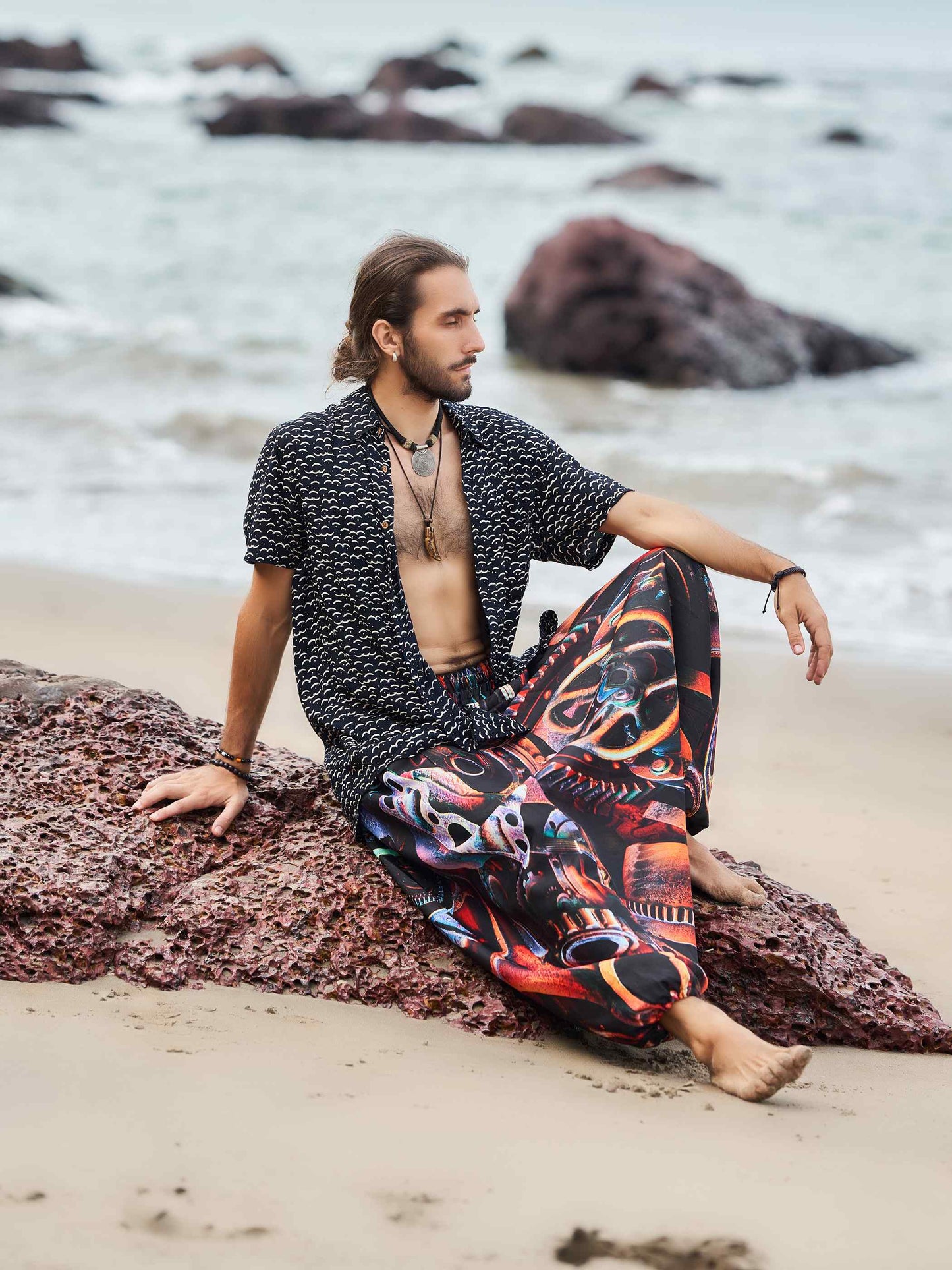 Buy Men's Cinematic Genie Alibaba Boho Harem Pants For Dance