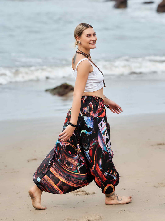 Buy Women's Cinematic Genie Alibaba Boho Harem Pants For Dance