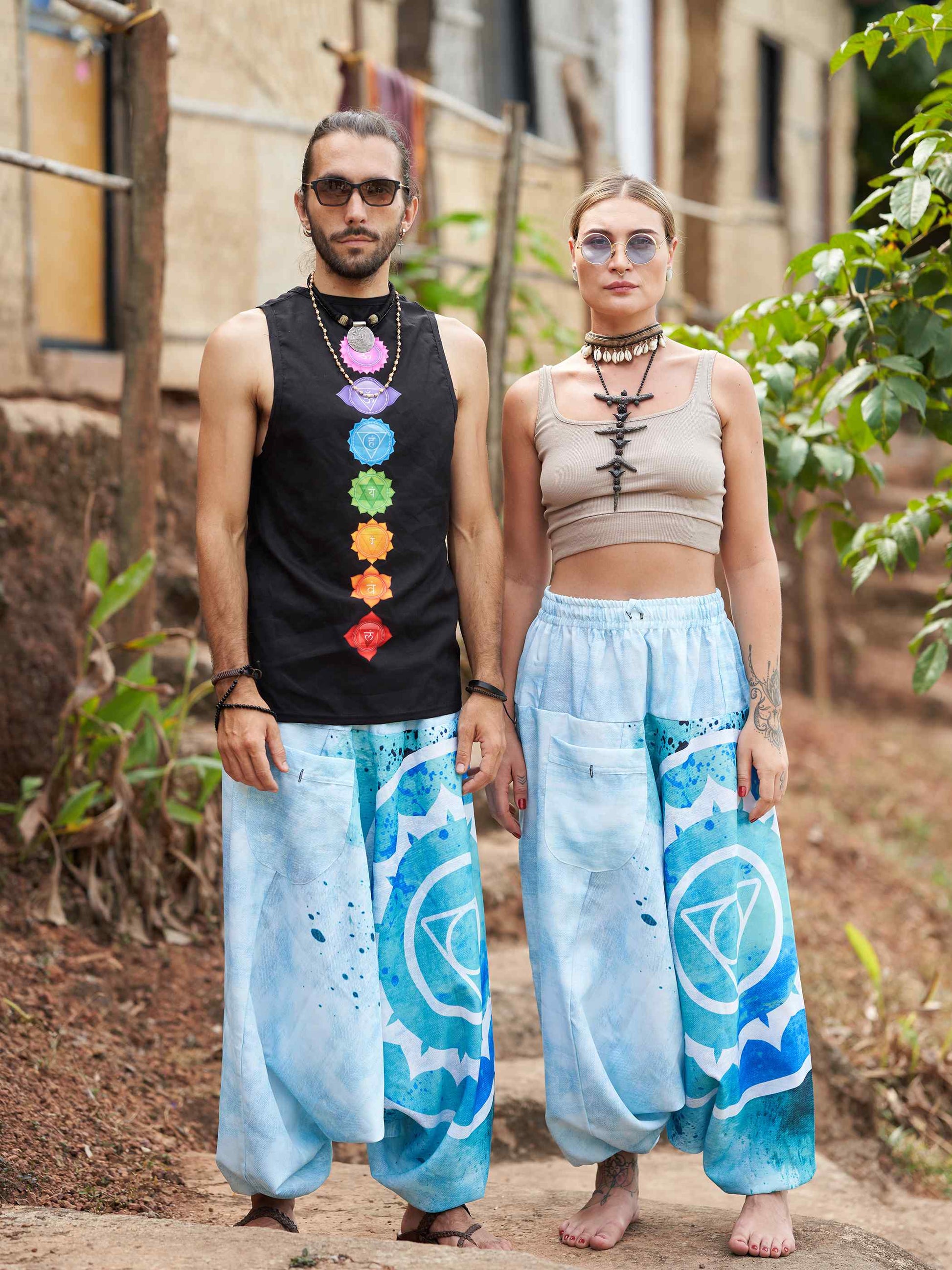 Buy Men's Spiritual Feel Afghani Baggy Balloon Aladdin Harem Pant For Travel Yoga Dance