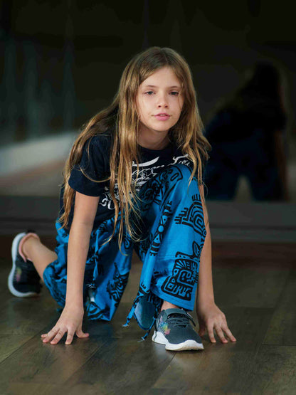 Girl's Kids Arabic Style Harem Pant For Dance