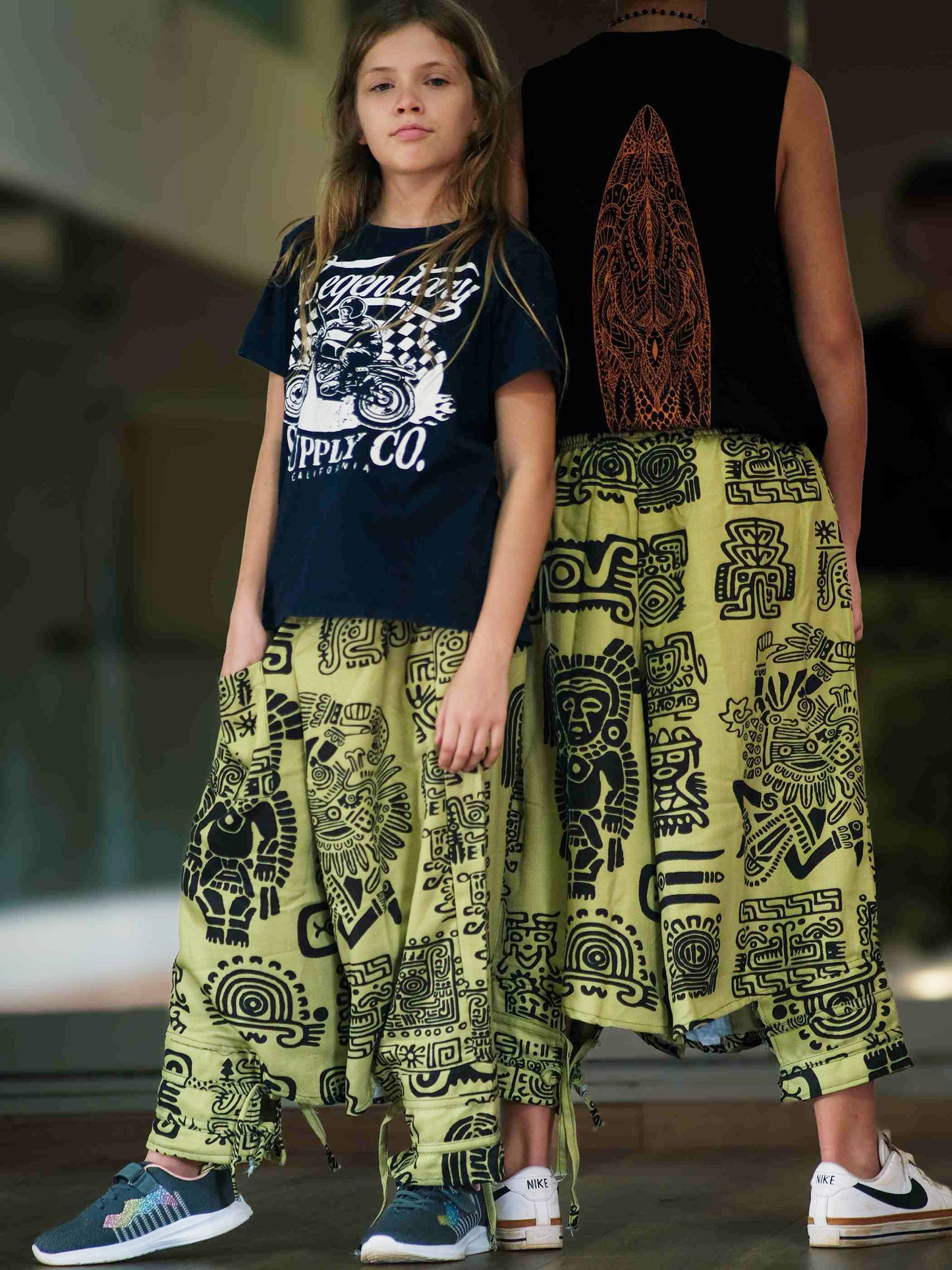 Boy's Kids Arabic Print Hippy Harem Pant For Dance