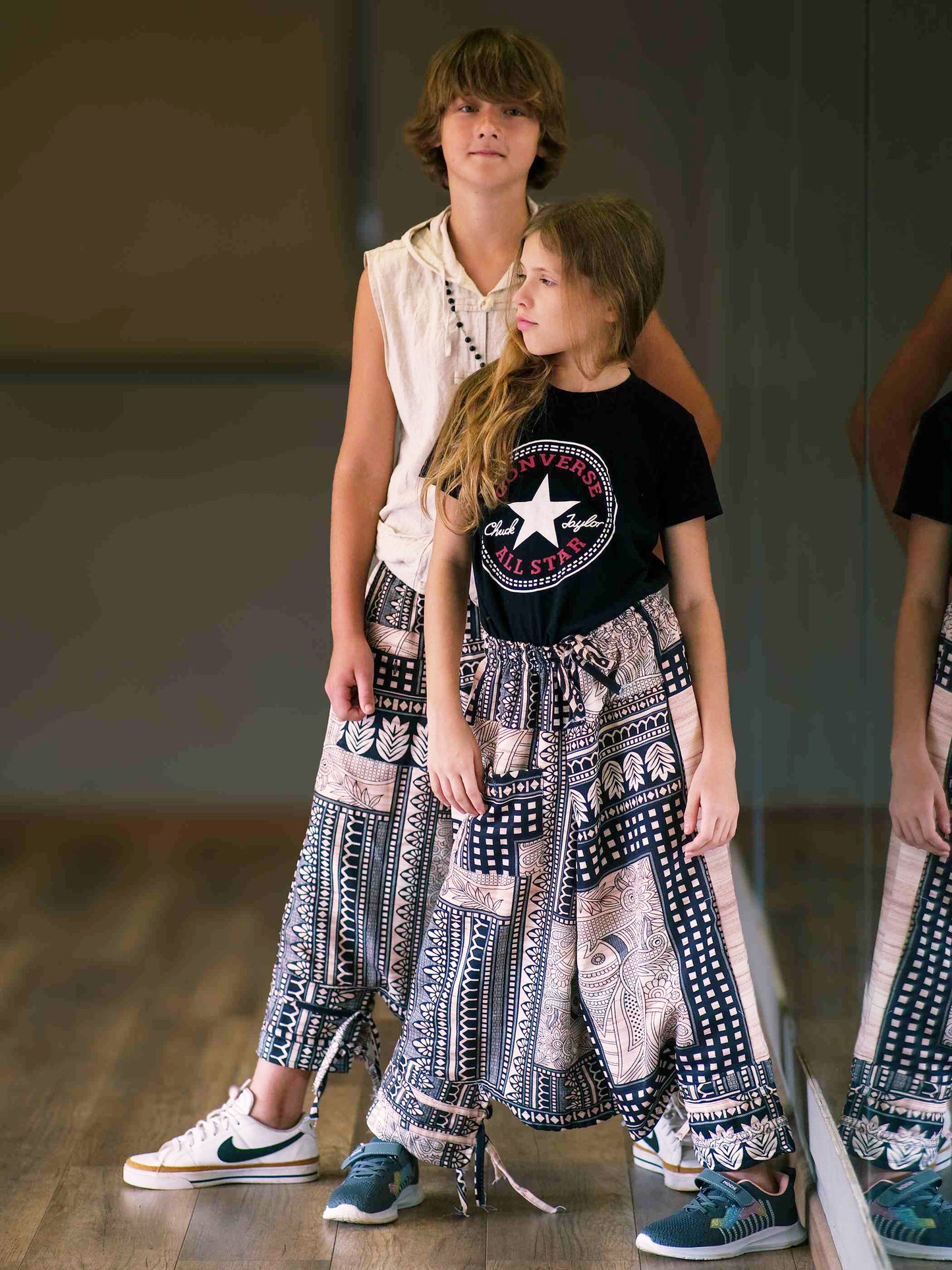 Boy's Kids Artistic Tribal Harem Pants for Dance