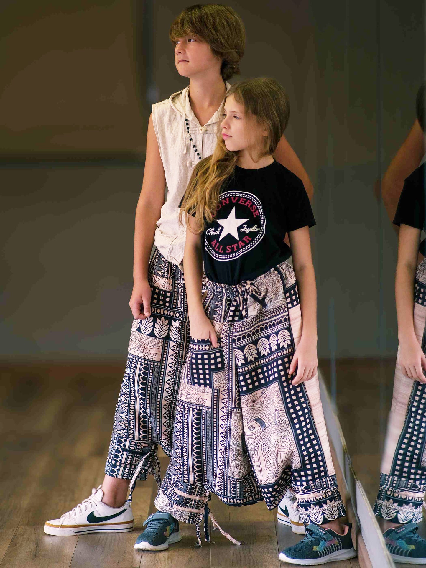 Boy's Kids Artistic Tribal Harem Pants for Dance