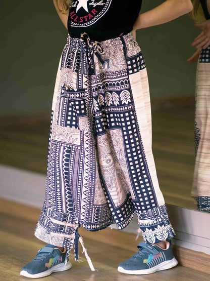 Boy's Kids Artistic Tribal Harem Pants for Dance