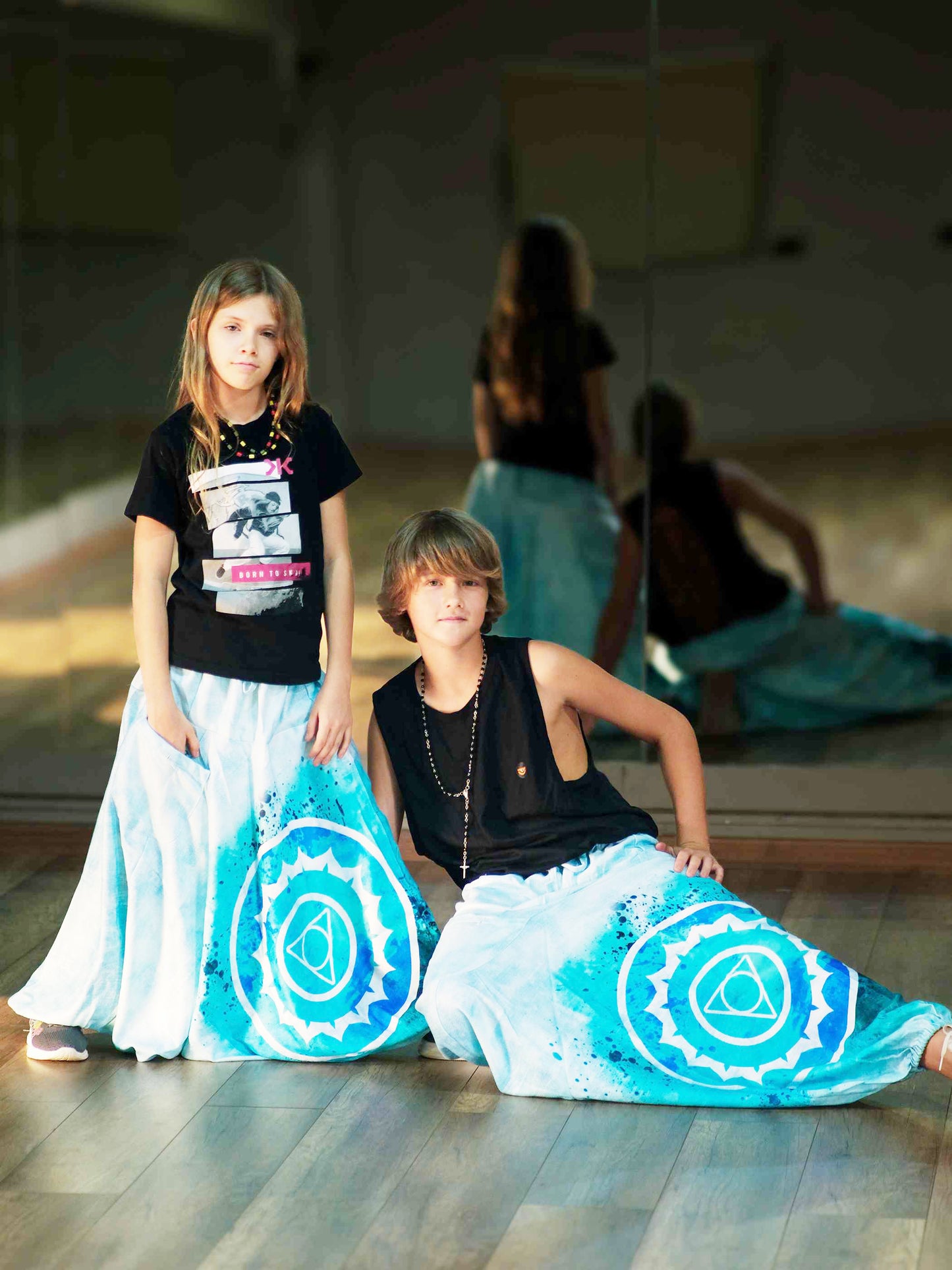 Girl's Kids Baggy Balloon Aladdin Harem Pant For Dance