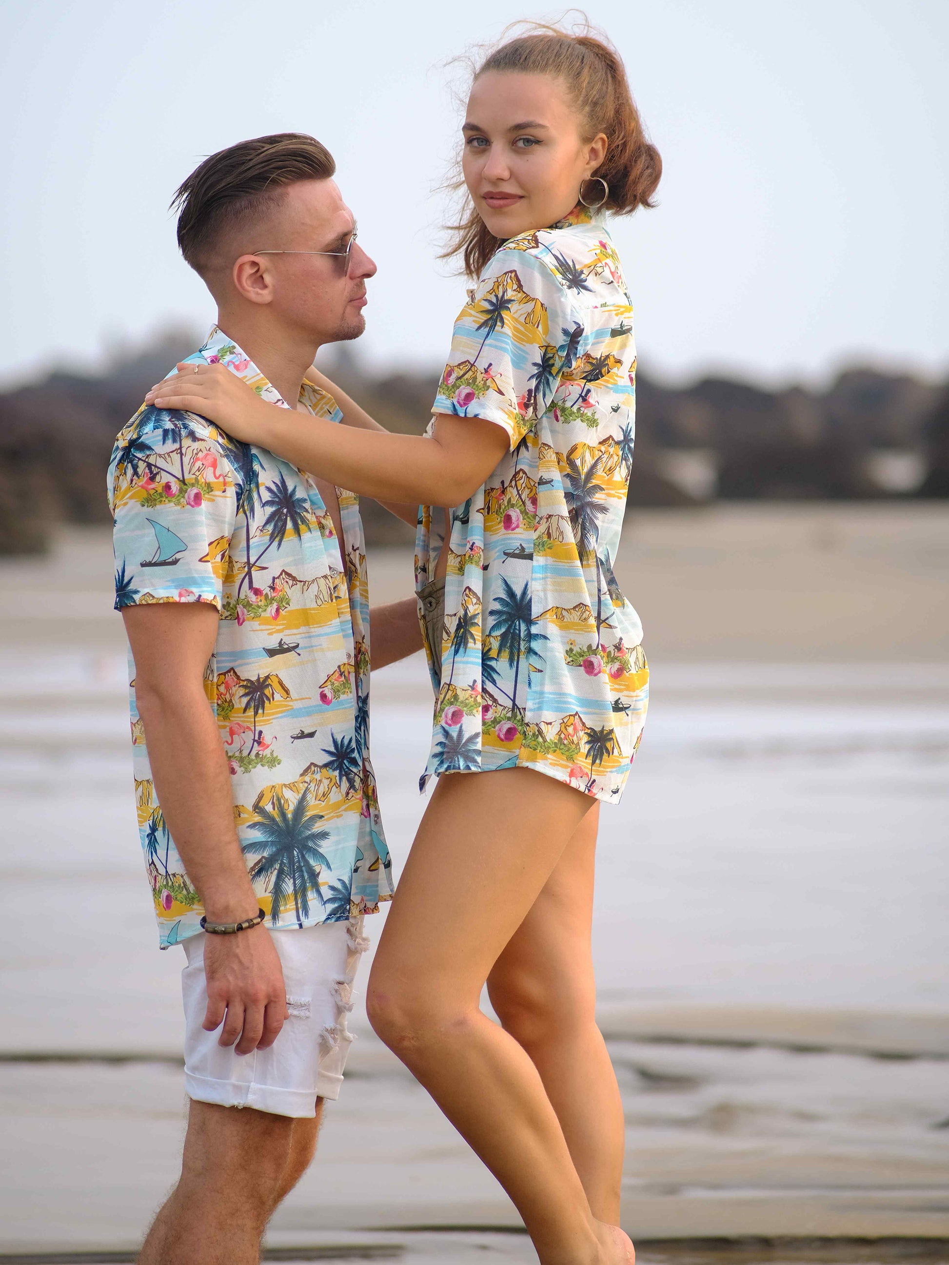 Buy Men's Tropical Paradise Inspired Printed Goa Beach Shirt – Enimane Buy Men's Tropical Paradise Inspired Printed Goa Beach Shirt – Enimane