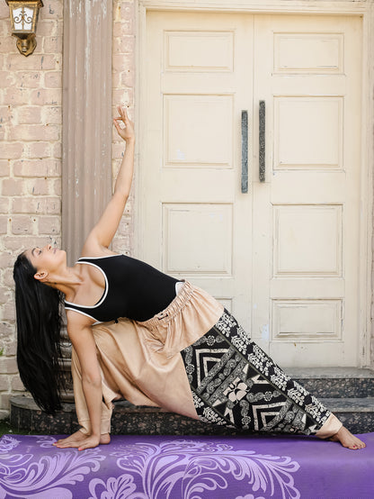 Women's Printed Hippy Harem Pants For Yoga Dance Travel