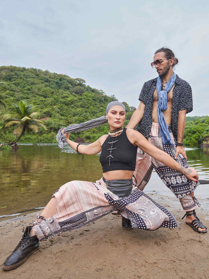 Buy Men's Artistic Tribal Harem Pants for Travel Dance Yoga