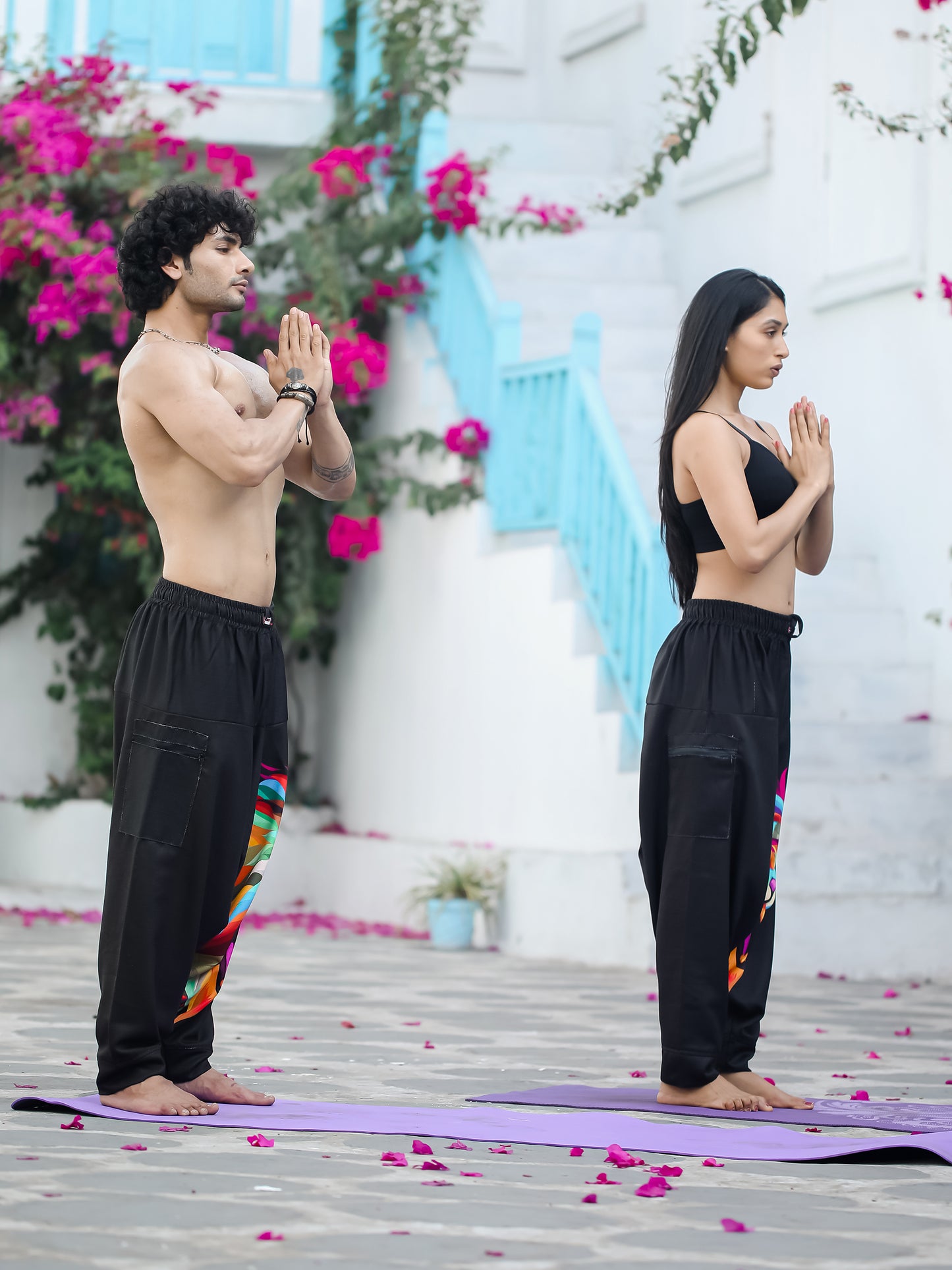 Women's Lion Print Baggy Aladdin Harem Pants For Travel Dance Yoga