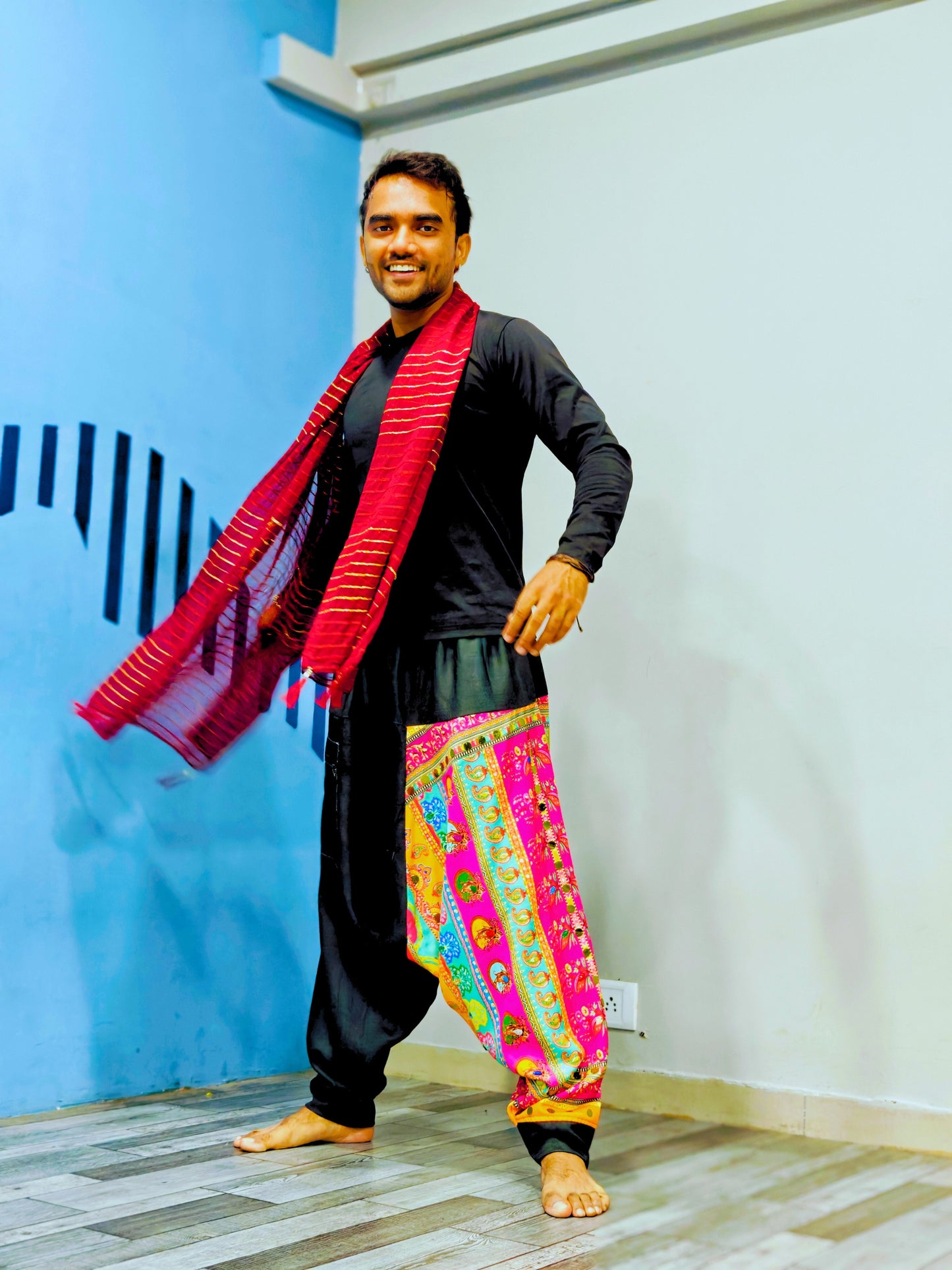 Men's Harem Pants For Garba | Navaratri Festival Print