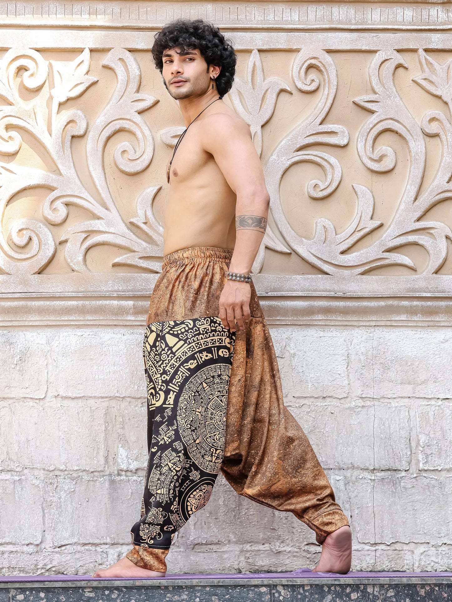 Men's Aladdin Balloon Harem Pants For Yoga Dance Travel Hippypant enimane.myshopify.com