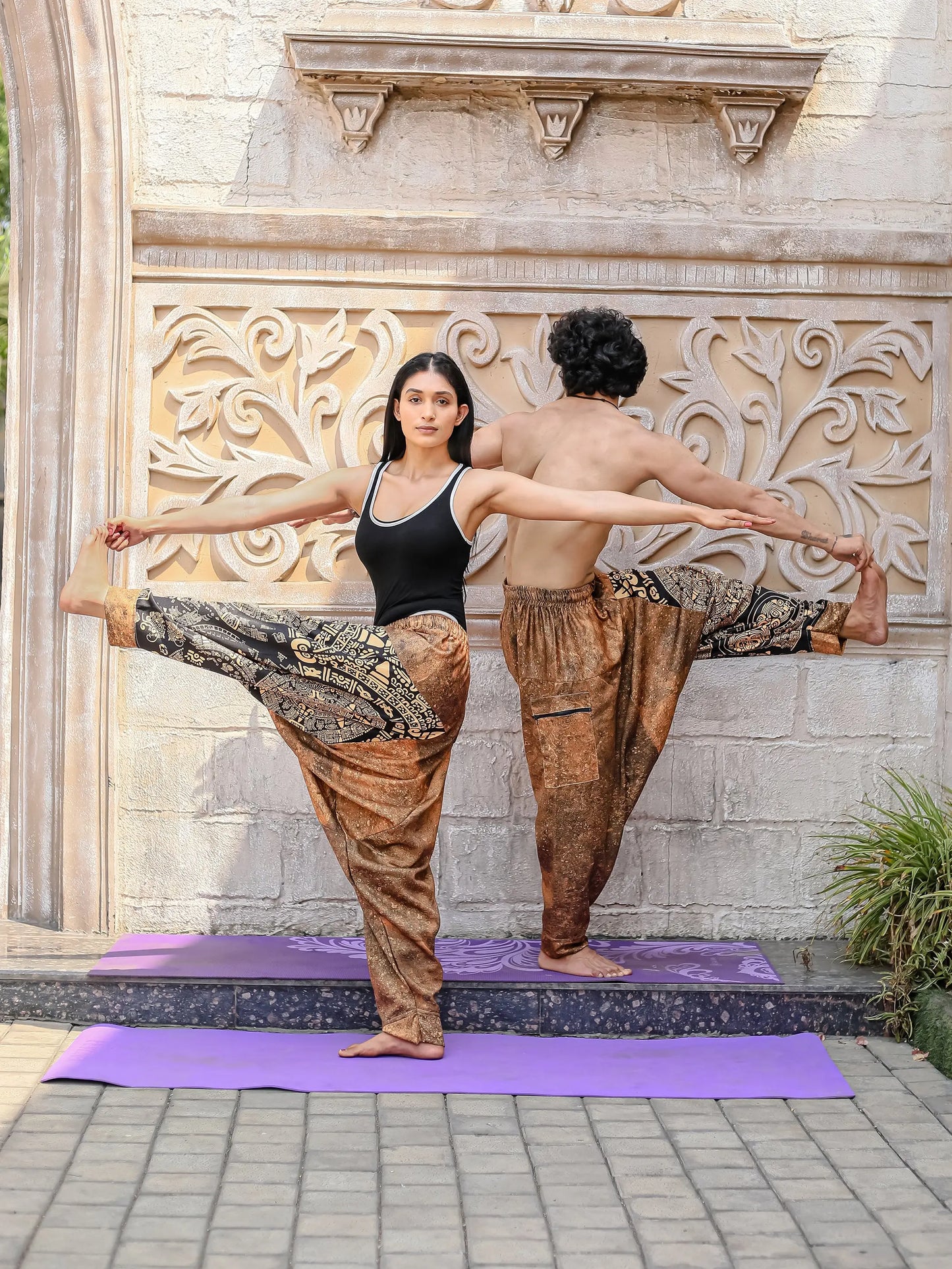 Men's Aladdin Balloon Harem Pants For Yoga Dance Travel Hippypant enimane.myshopify.com